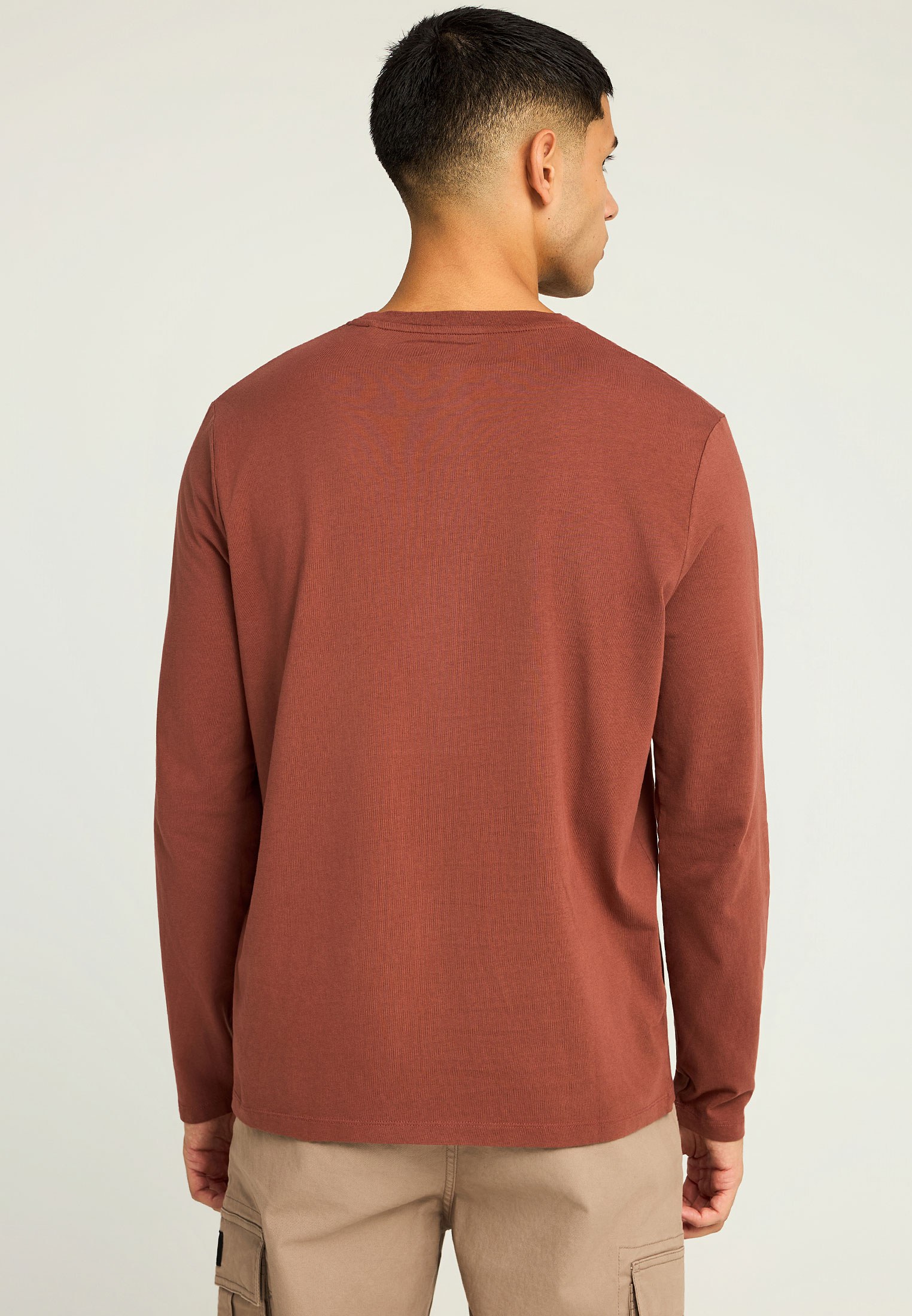 Μακρυμάνικη μπλούζα με branded τύπωμα