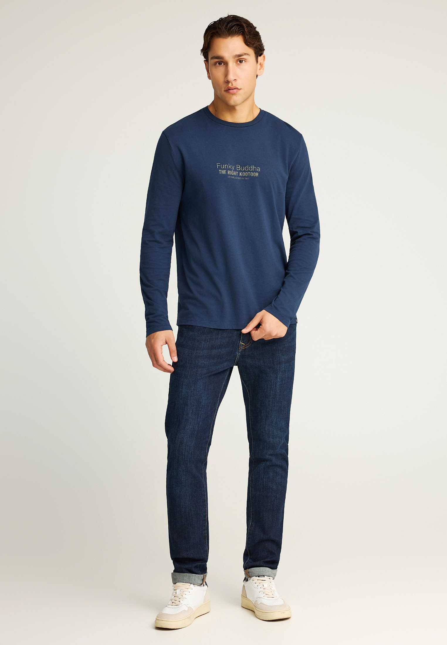 Men's T-Shirts Funky Buddha Navy