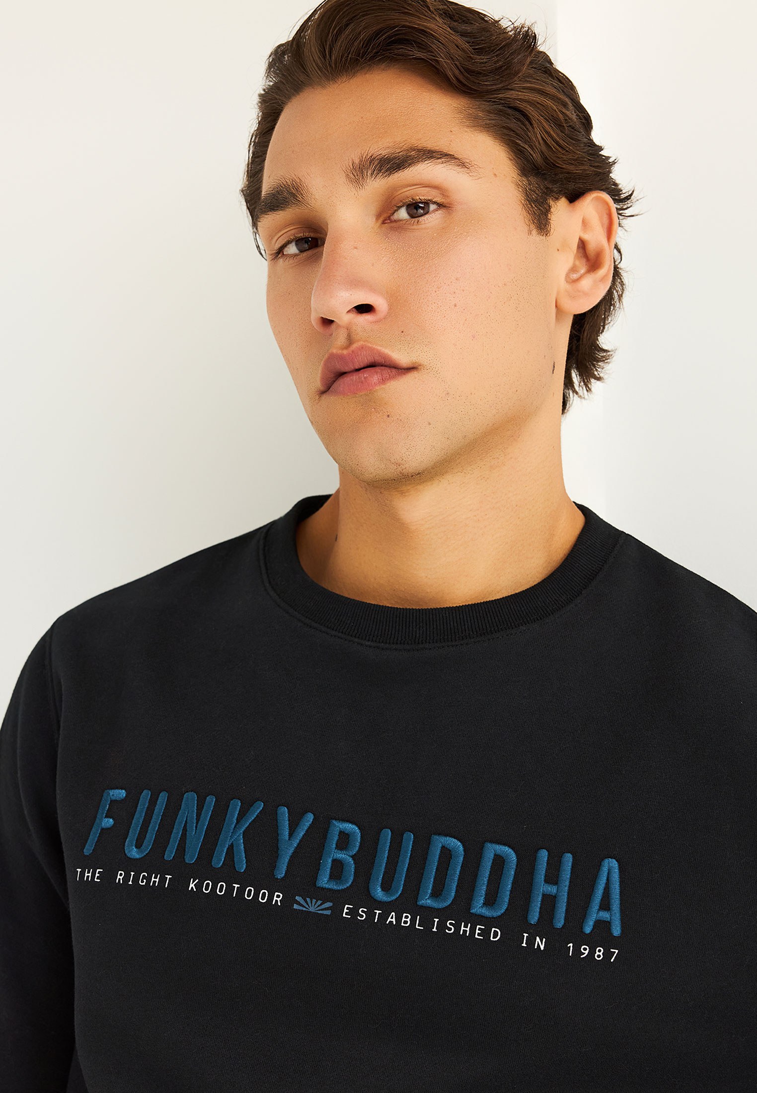 Men's Hoodies & Sweatshirts Funky Buddha Black