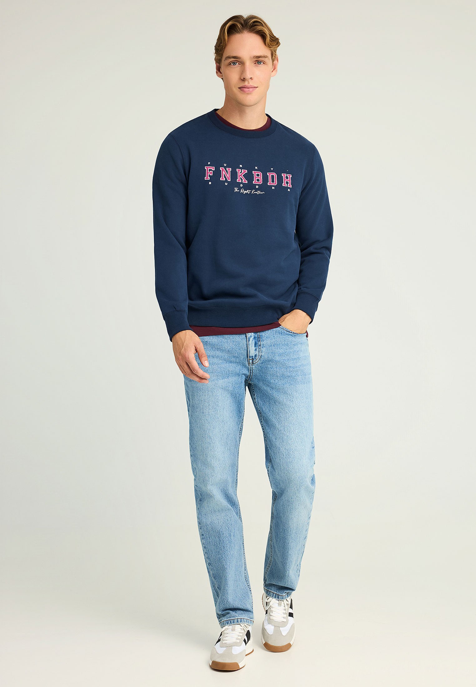 Men's Hoodies & Sweatshirts Funky Buddha Navy