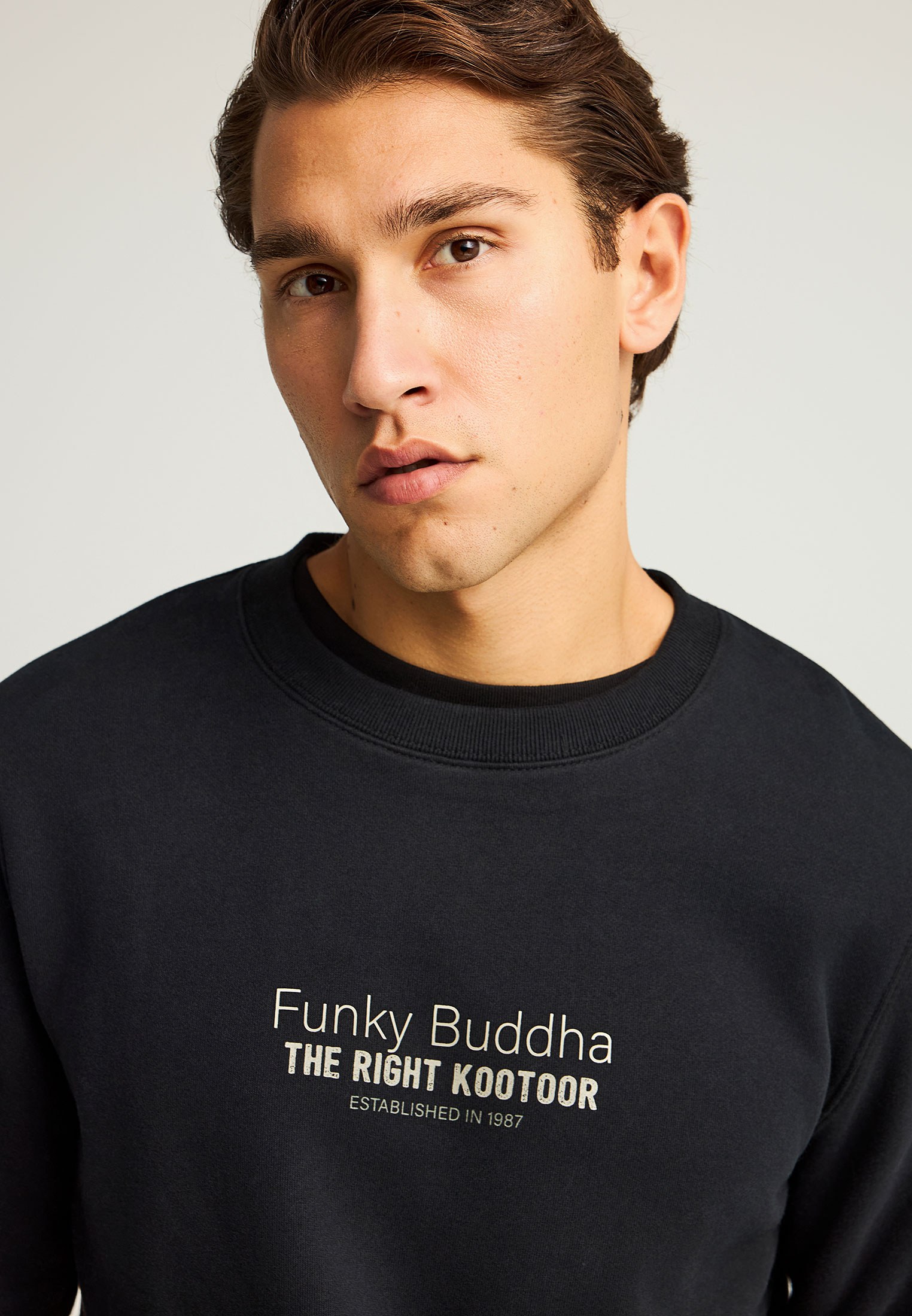 Men's Hoodies & Sweatshirts Funky Buddha Black