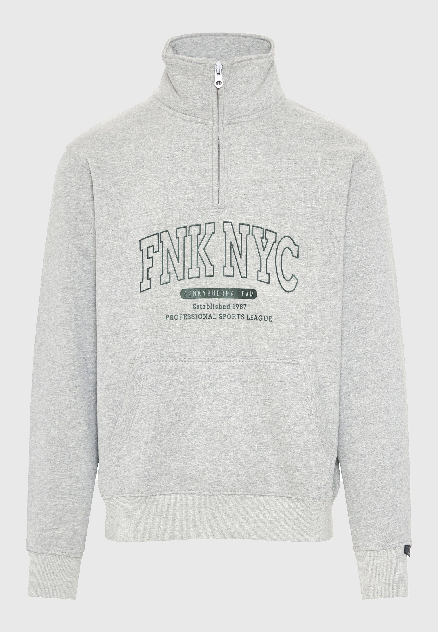 Men's Hoodies & Sweatshirts Funky Buddha Gray