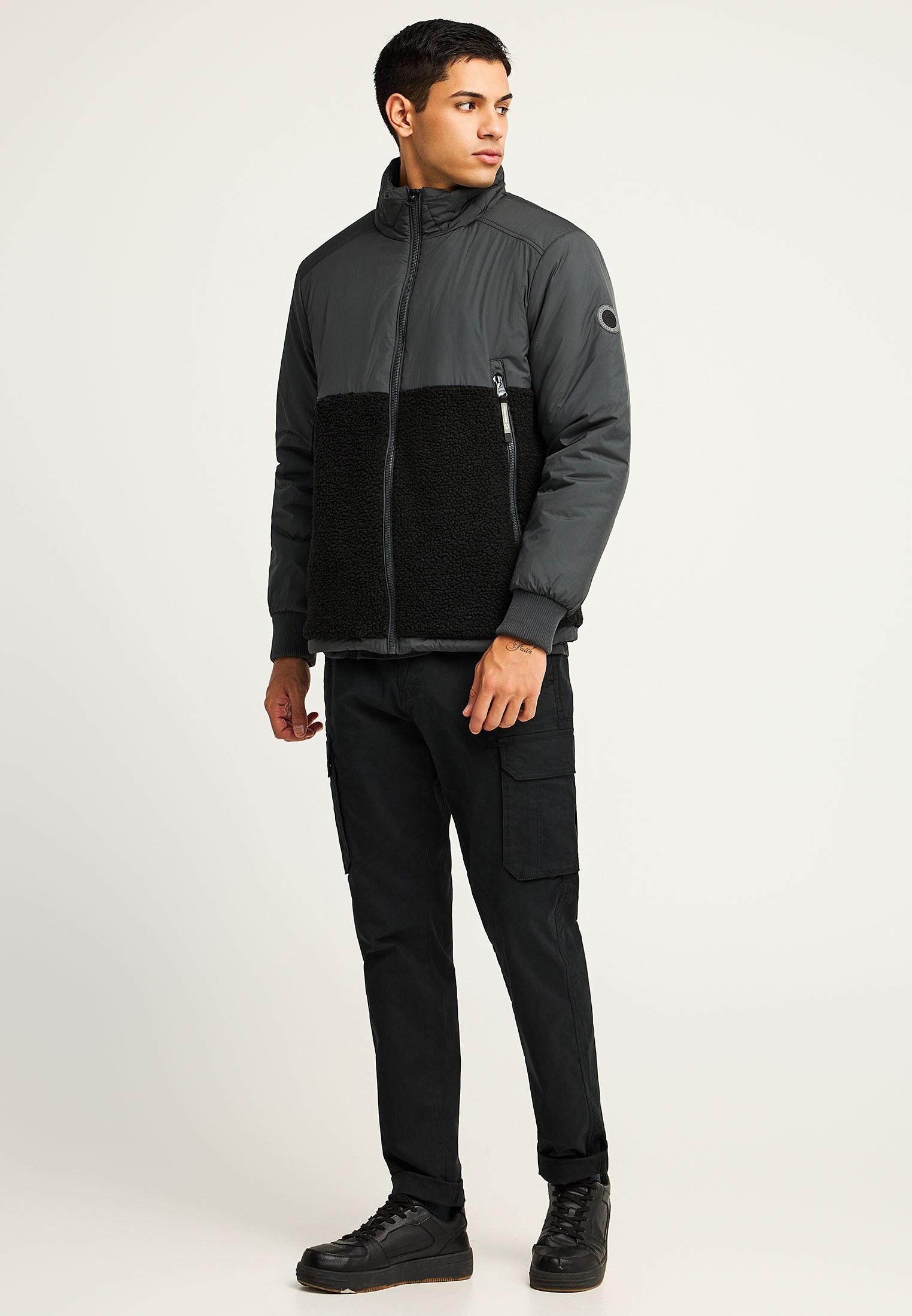 Men's Jackets Funky Buddha Gray