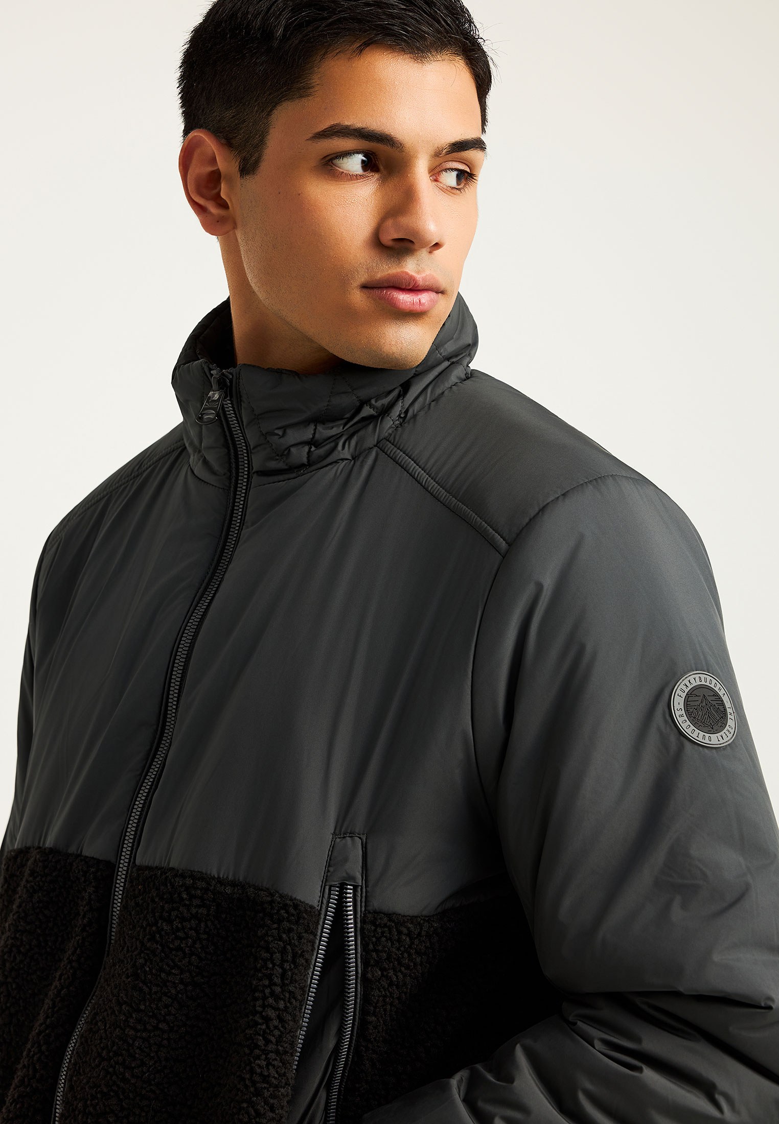 Men's Jackets Funky Buddha Gray