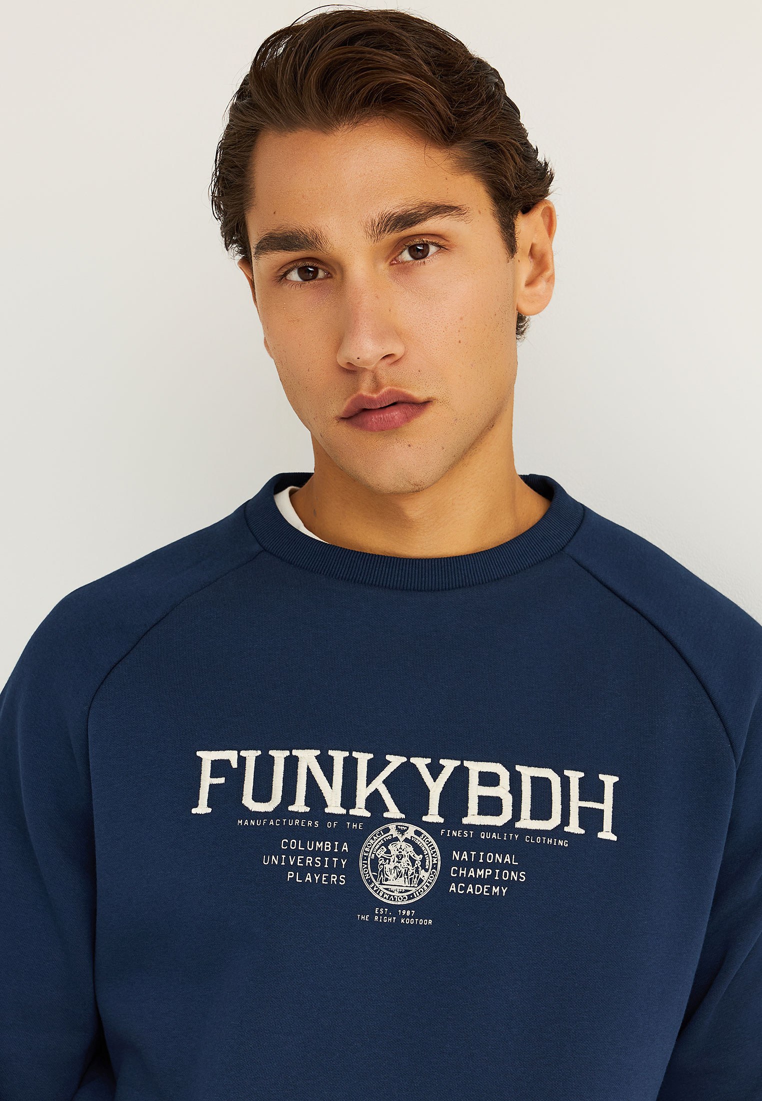 Men's Hoodies & Sweatshirts Funky Buddha Blue
