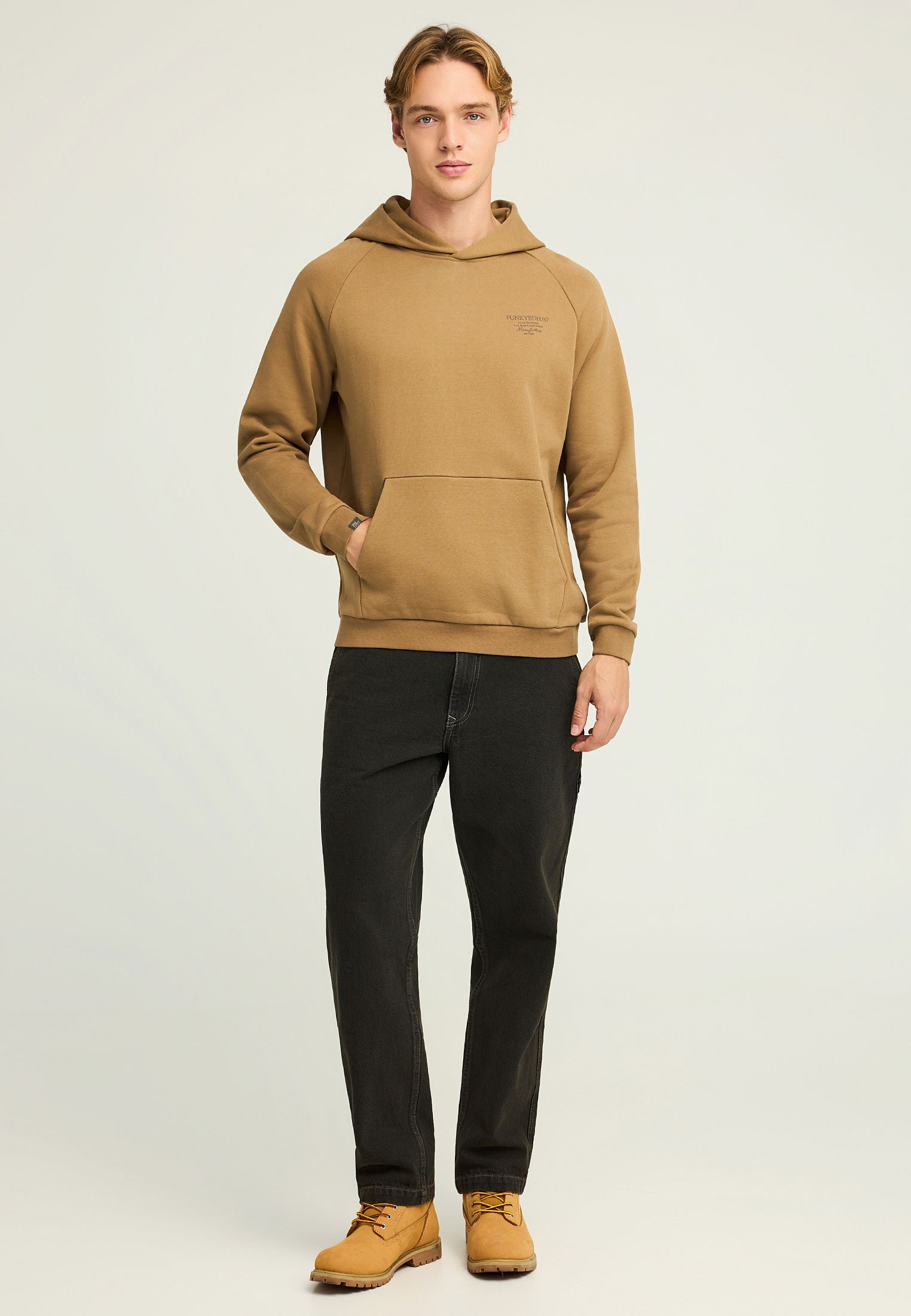 Men's Hoodies & Sweatshirts Funky Buddha Brown