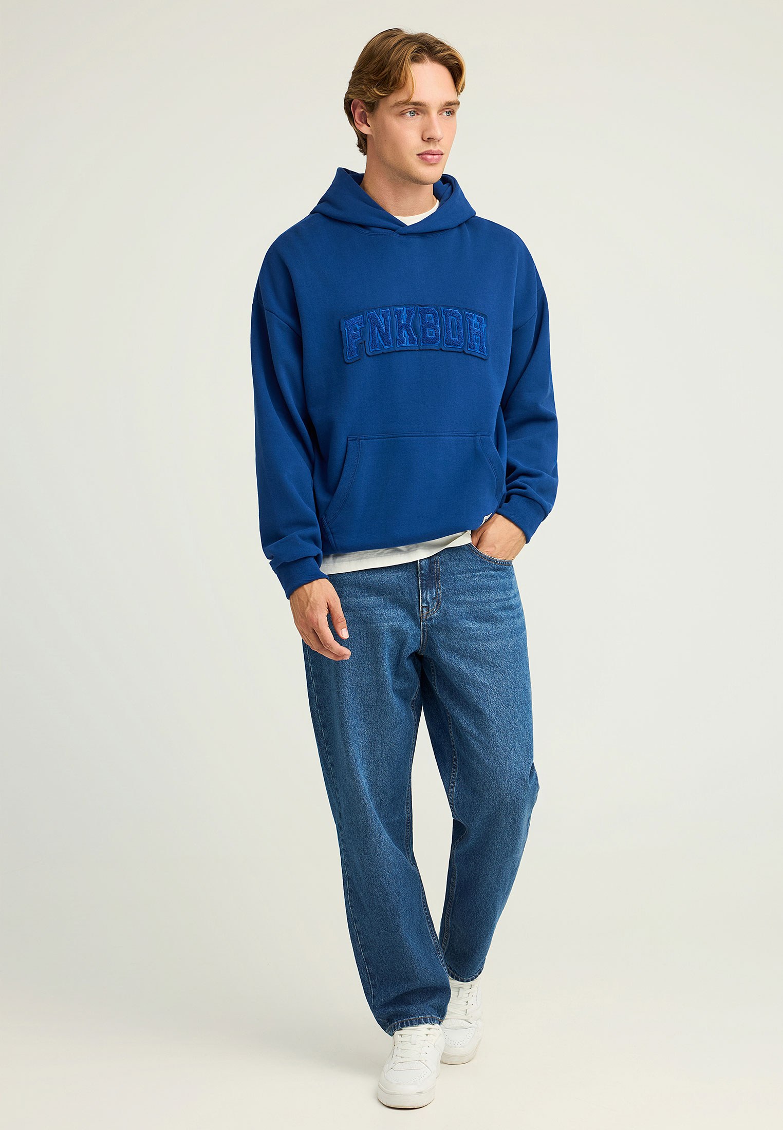 Men's Hoodies & Sweatshirts Funky Buddha Blue