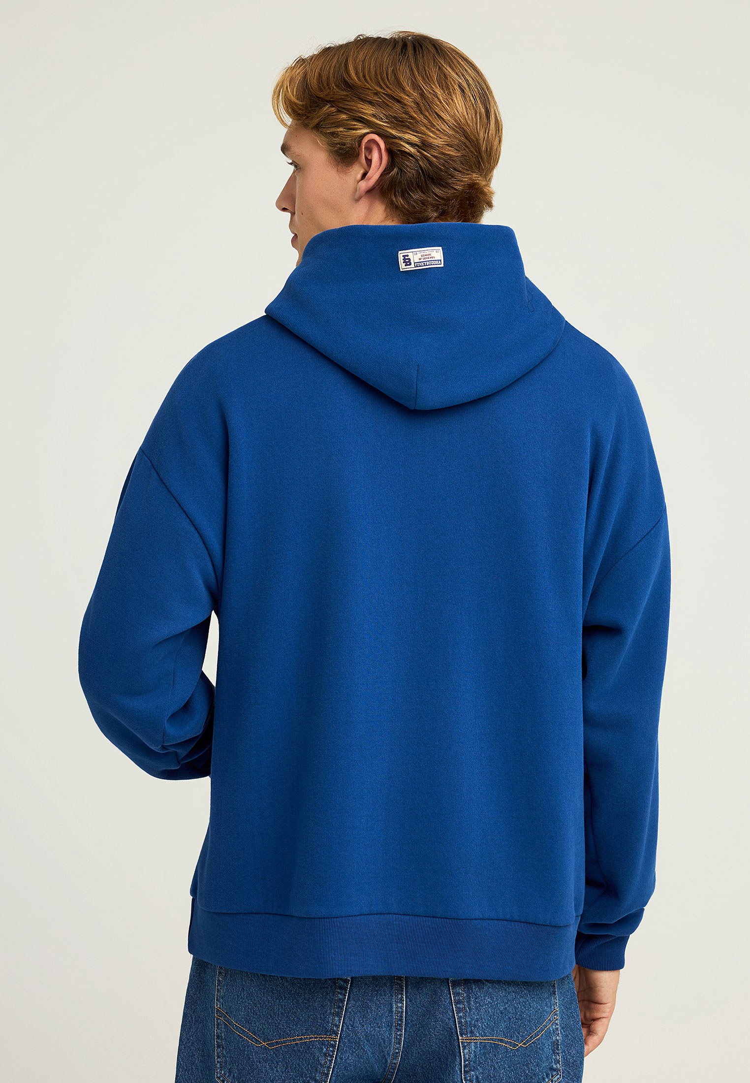 Men's Hoodies & Sweatshirts Funky Buddha Blue