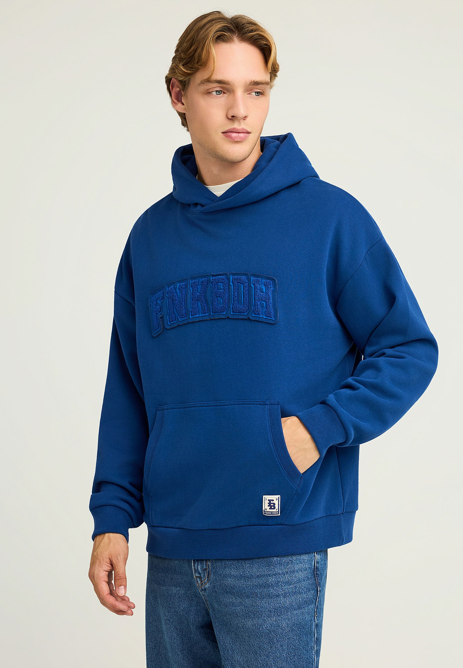 Men's Hoodies & Sweatshirts Funky Buddha Blue