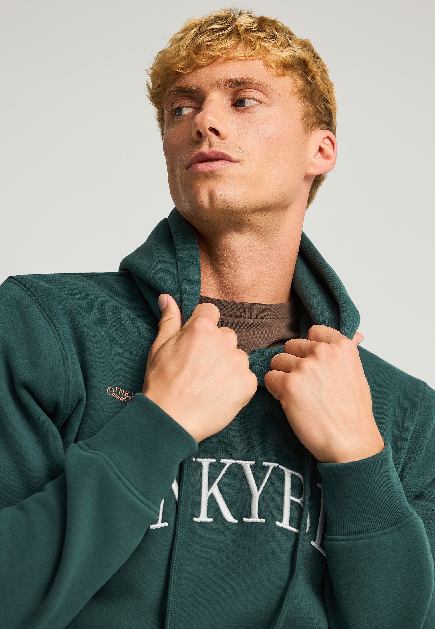 Men's Hoodies & Sweatshirts Funky Buddha Green