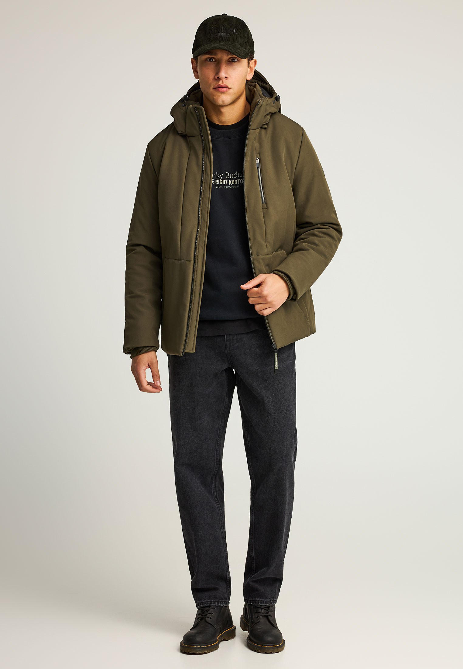 Men's Jackets Funky Buddha Green