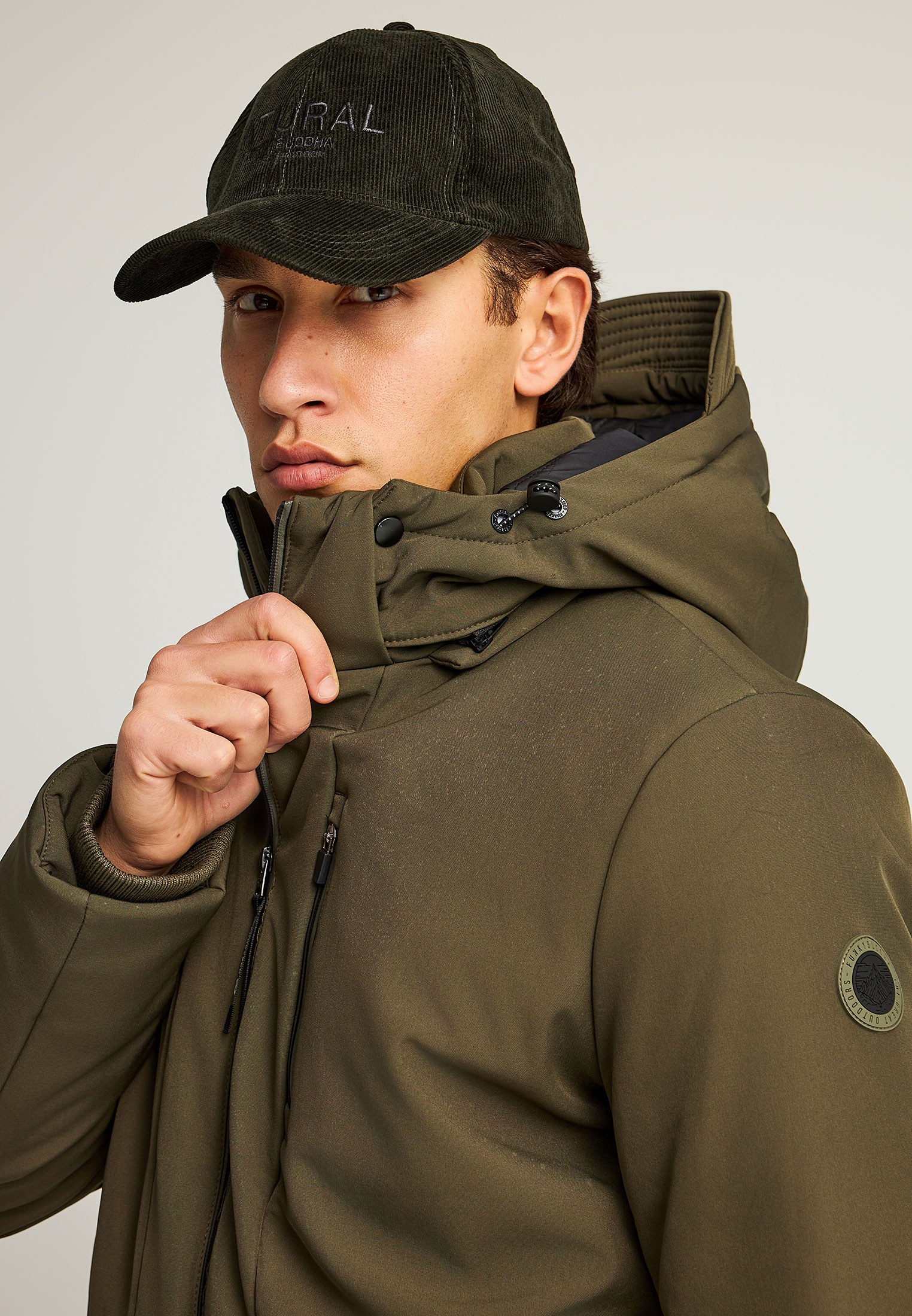 Men's Jackets Funky Buddha Green