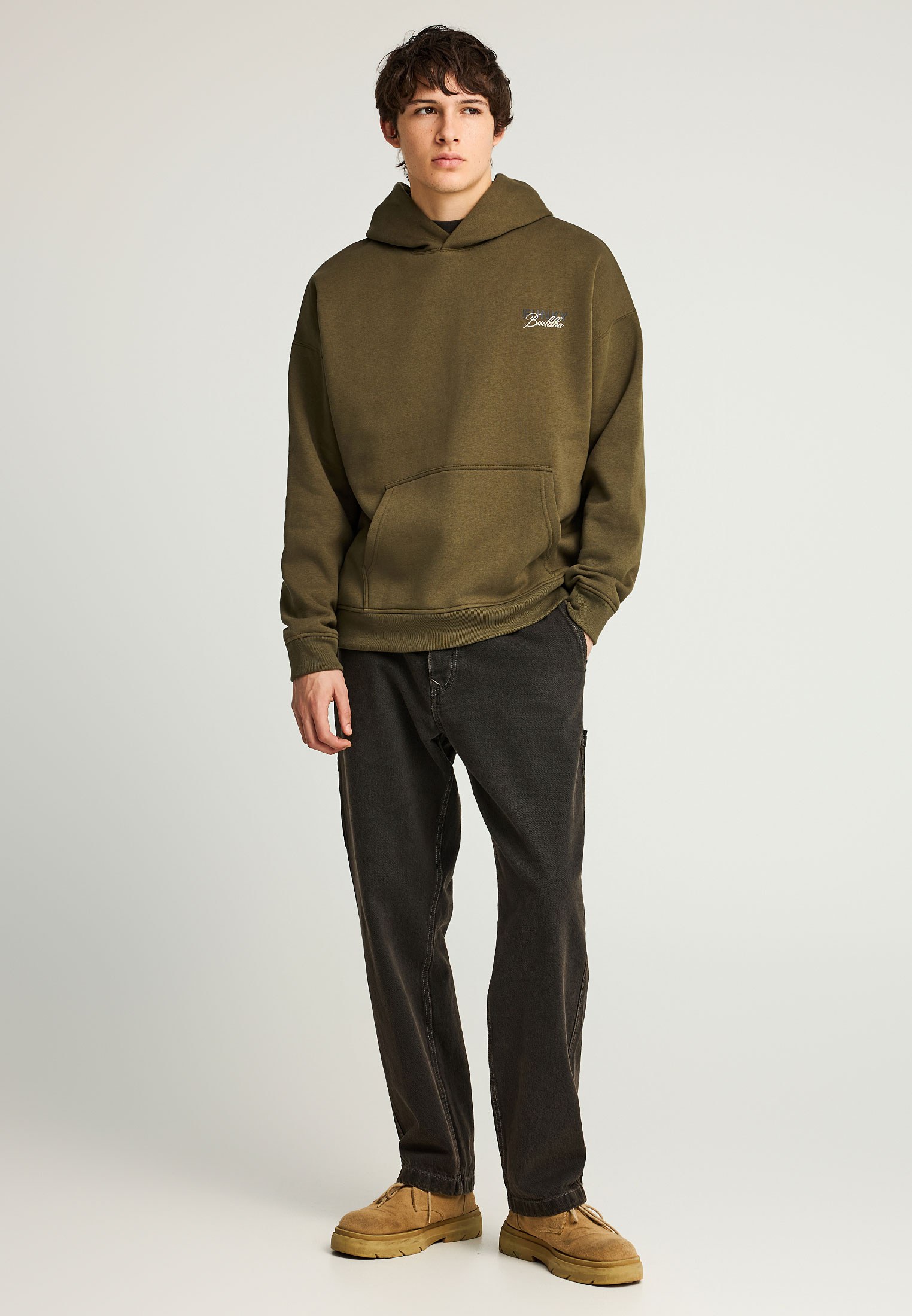 Men's Hoodies & Sweatshirts Funky Buddha Olive