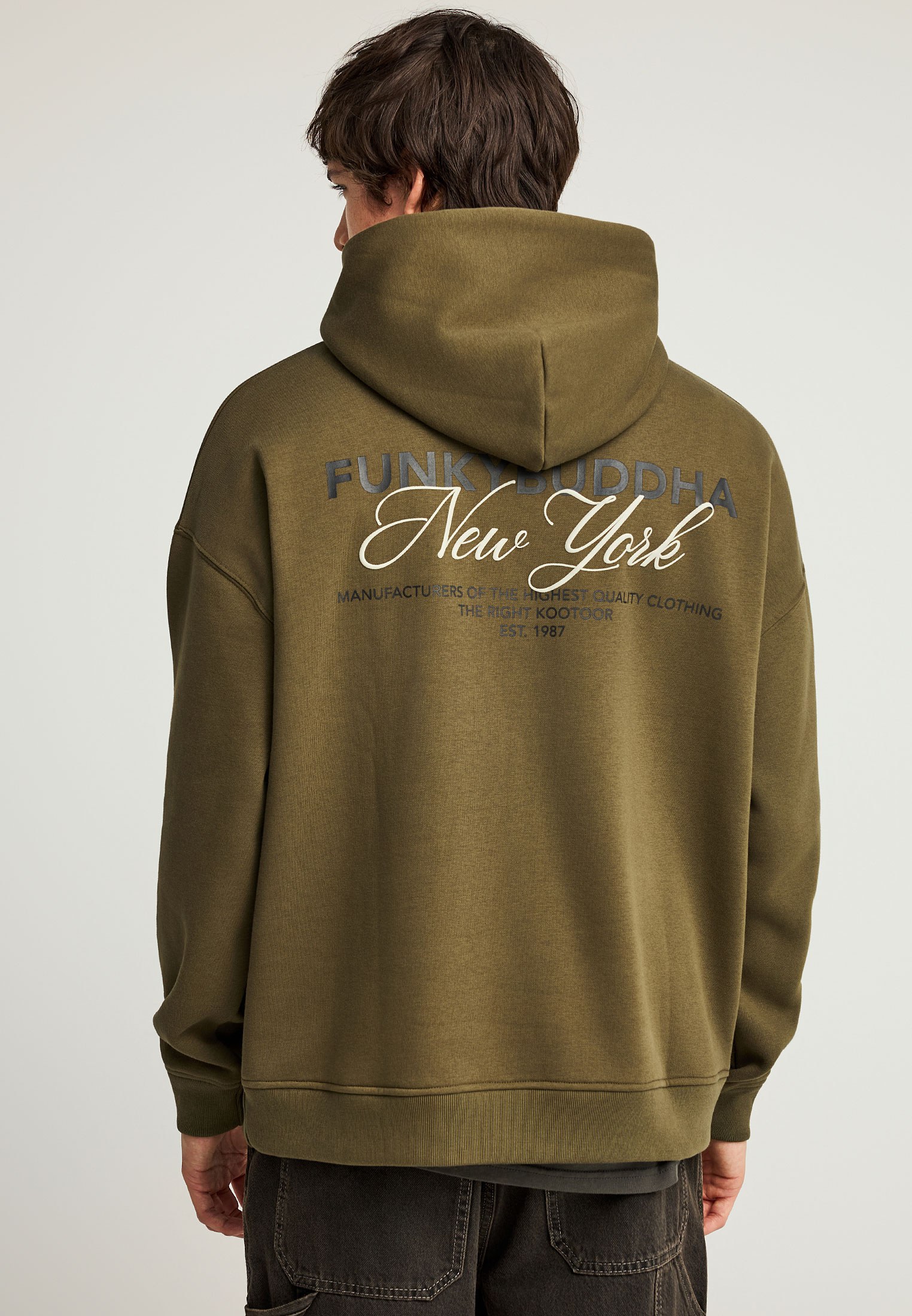 Men's Hoodies & Sweatshirts Funky Buddha Olive