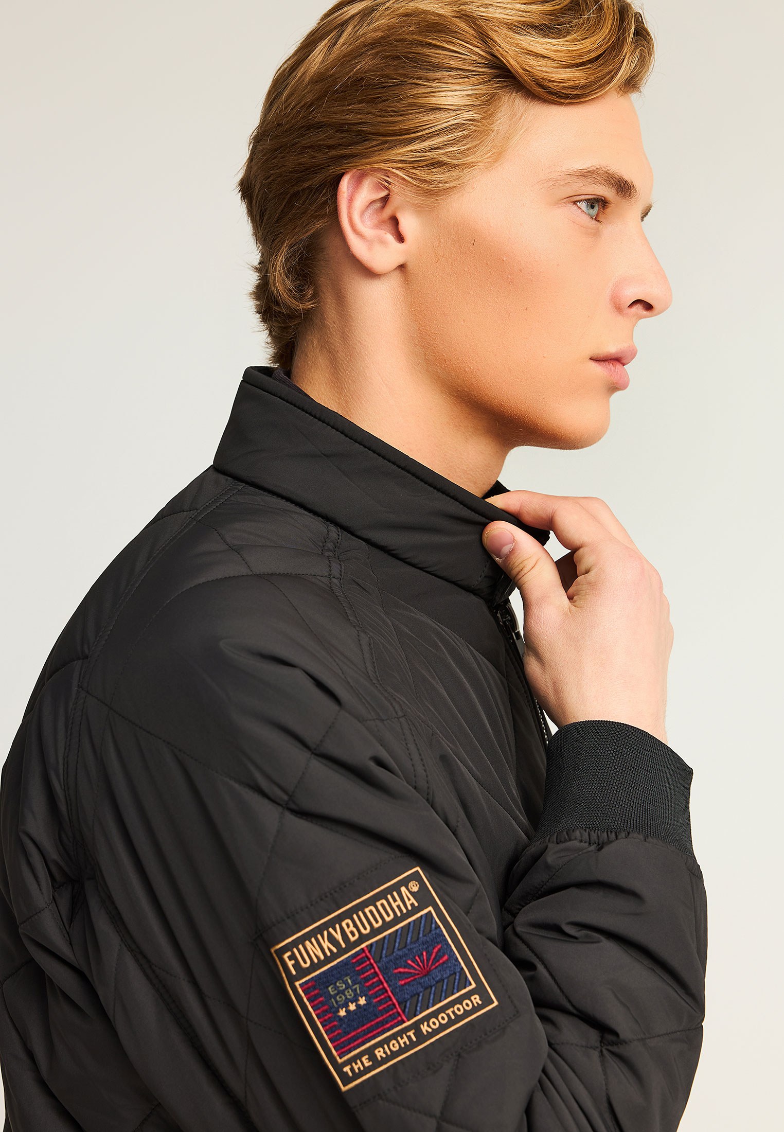 Men's Jackets Funky Buddha Black