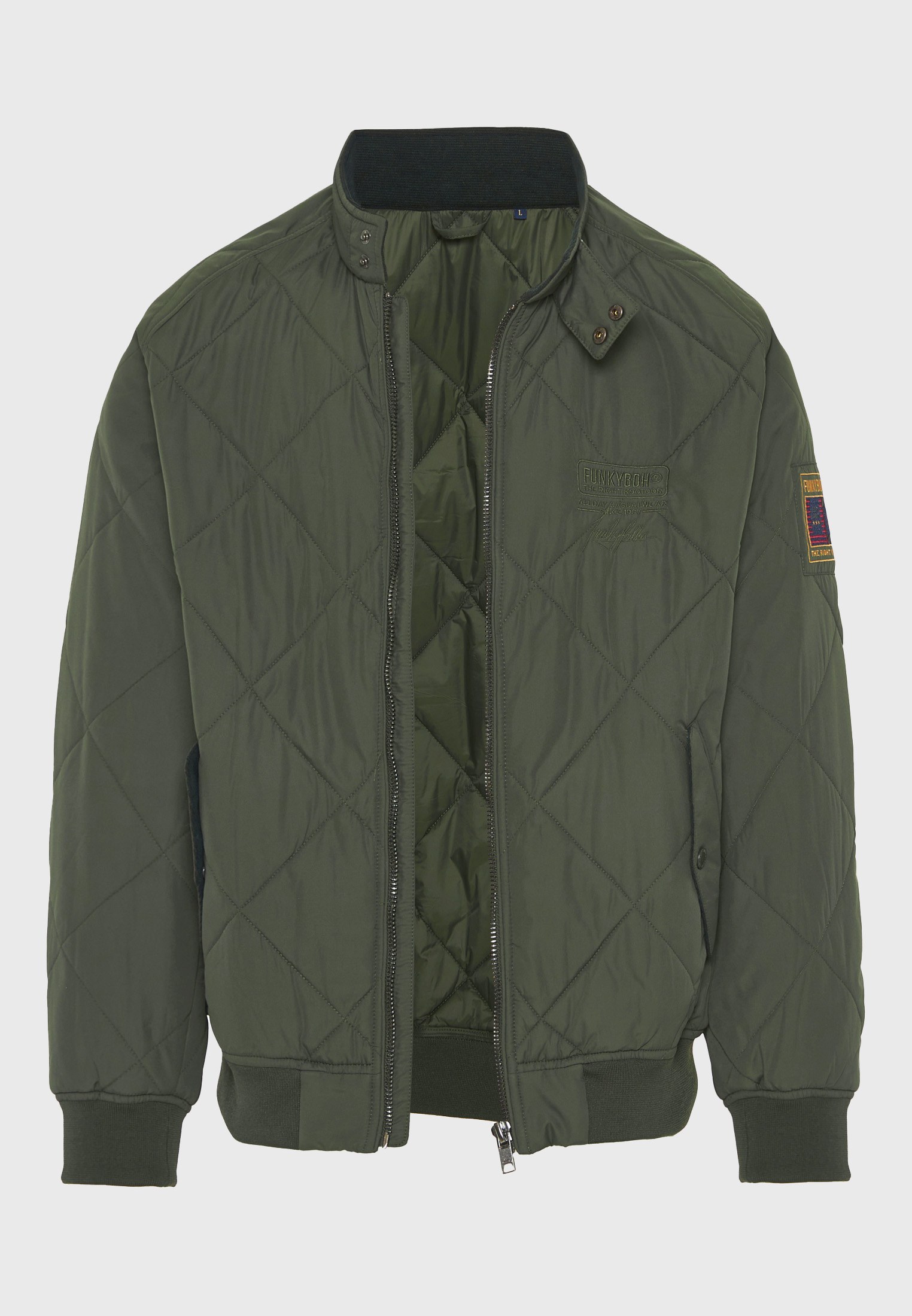 Men's Jackets Funky Buddha Green