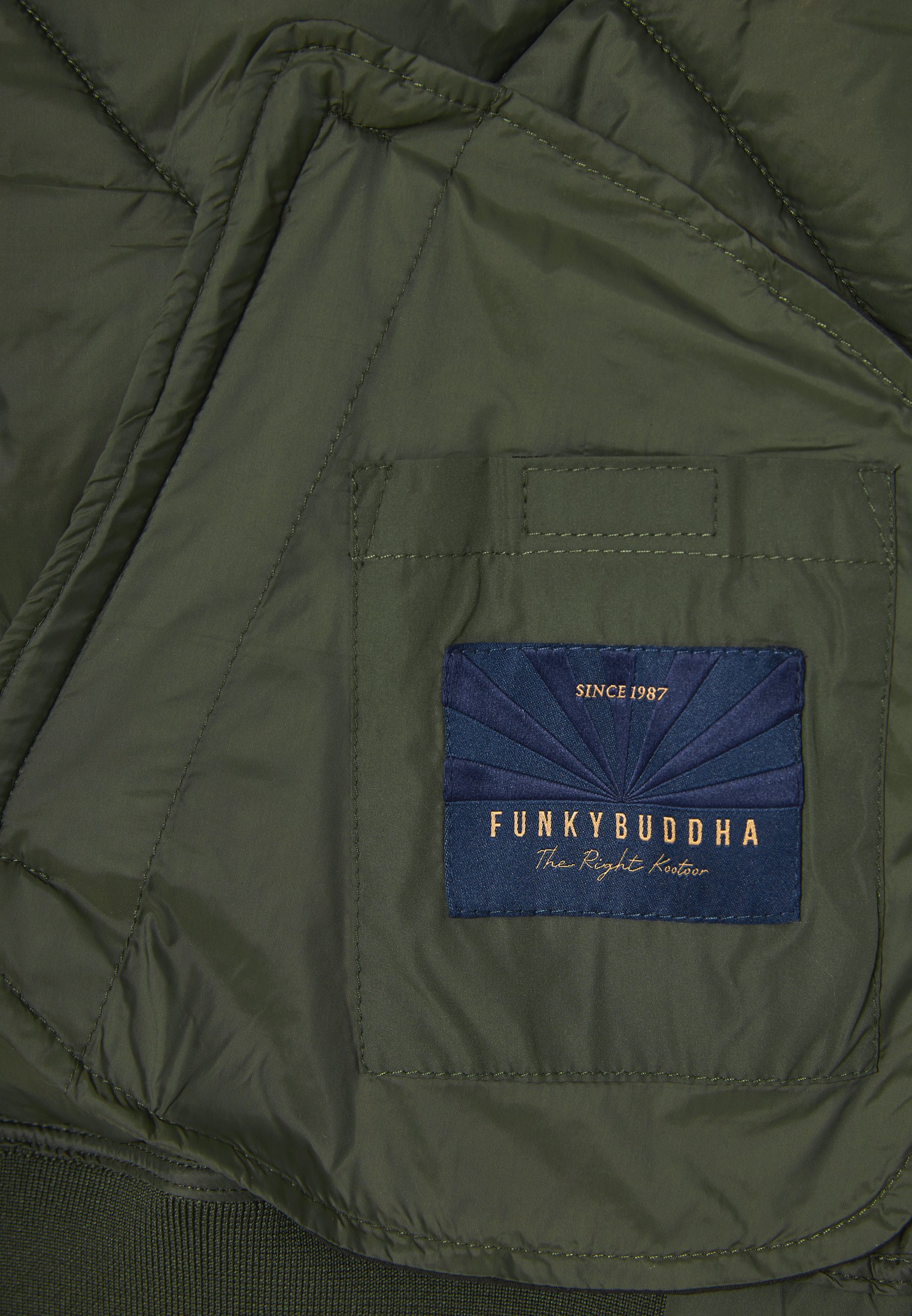Men's Jackets Funky Buddha Green