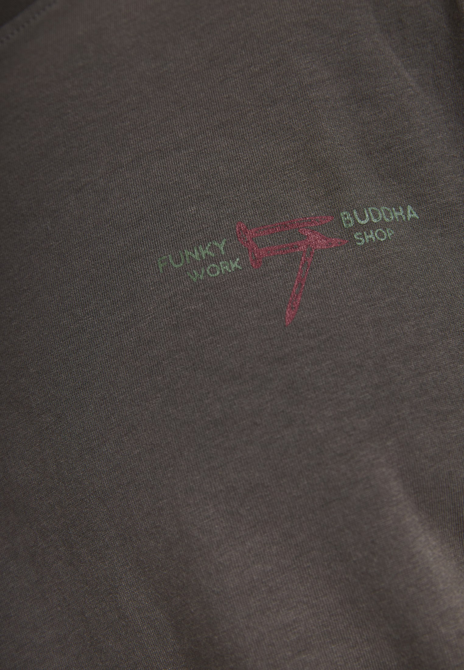 T-shirt με text τύπωμα στην πλάτη φωτογραφία