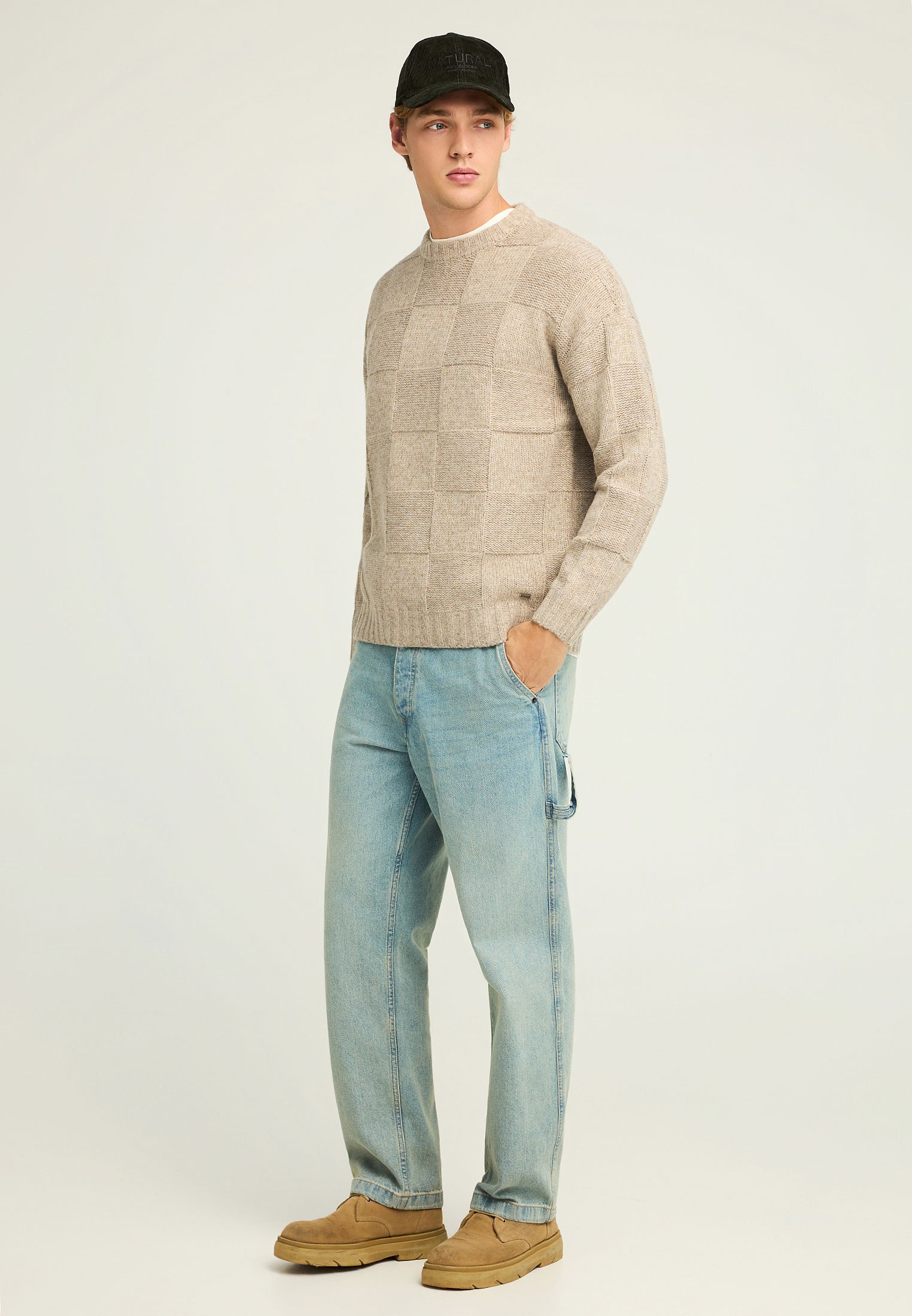 Men's Knitwear Funky Buddha Beige