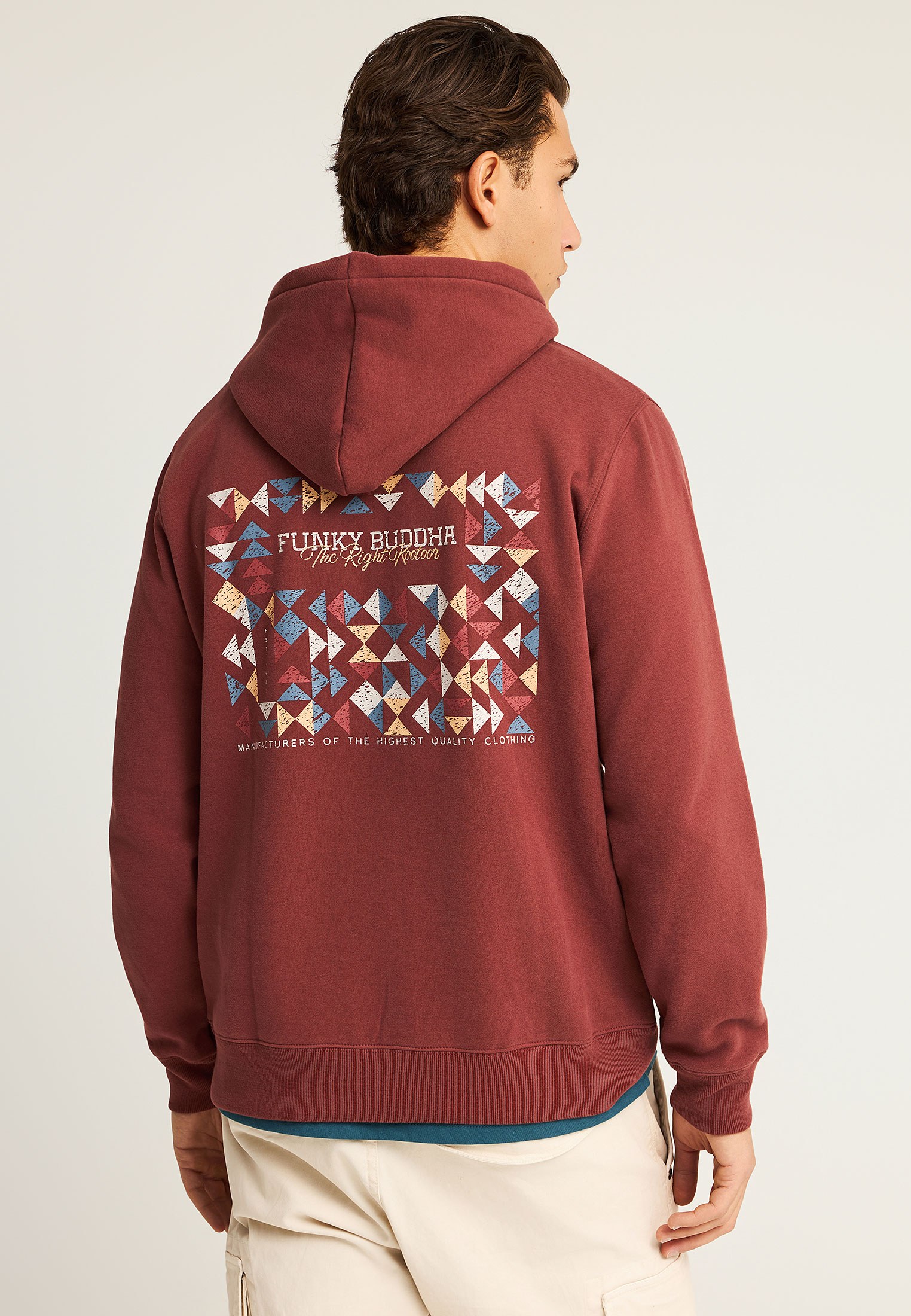Men's Hoodies & Sweatshirts Funky Buddha Brown