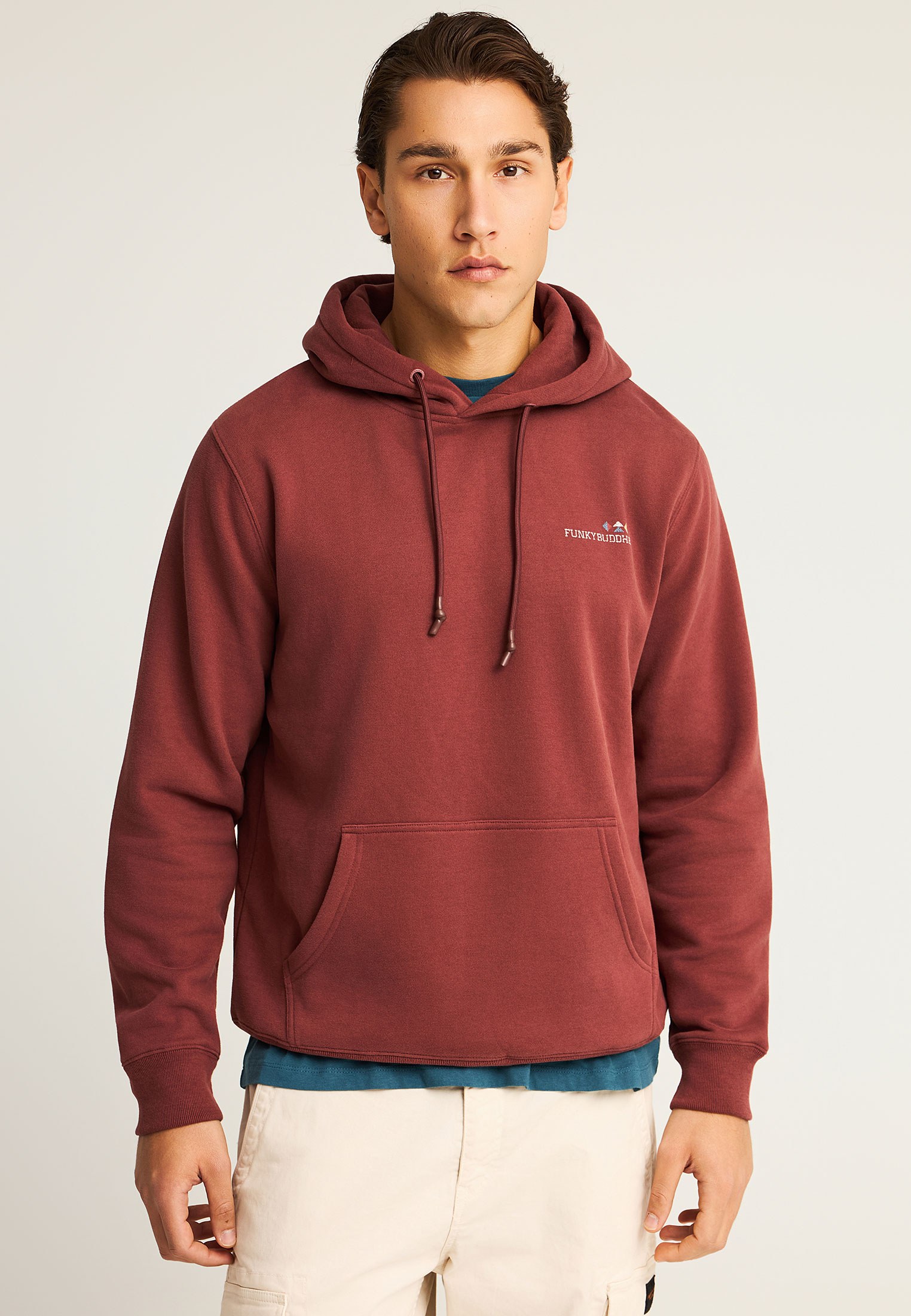 Men's Hoodies & Sweatshirts Funky Buddha Brown