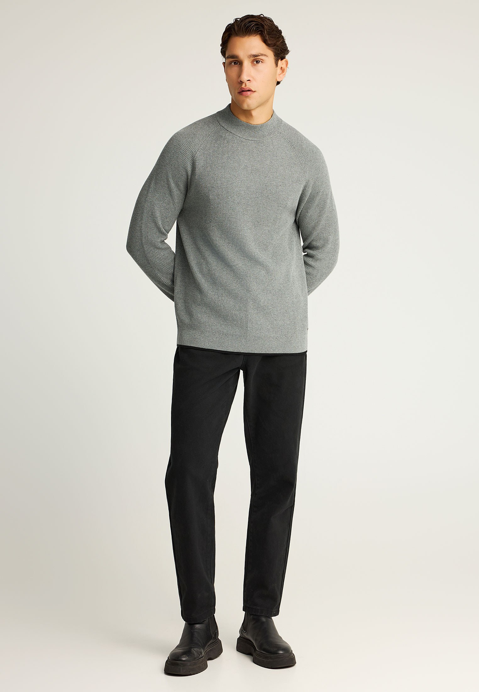 Men's Knitwear Funky Buddha Gray