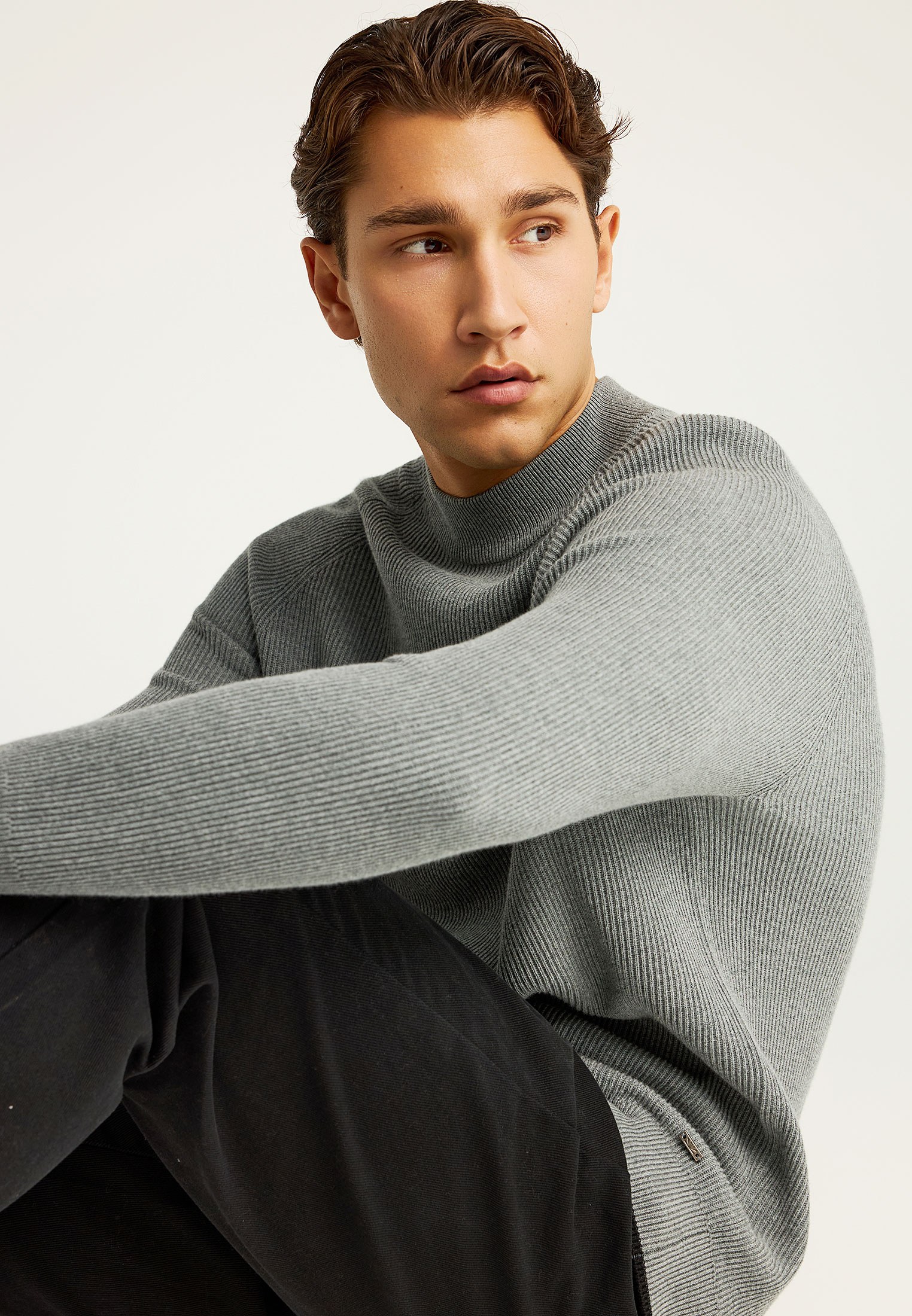 Men's Knitwear Funky Buddha Gray