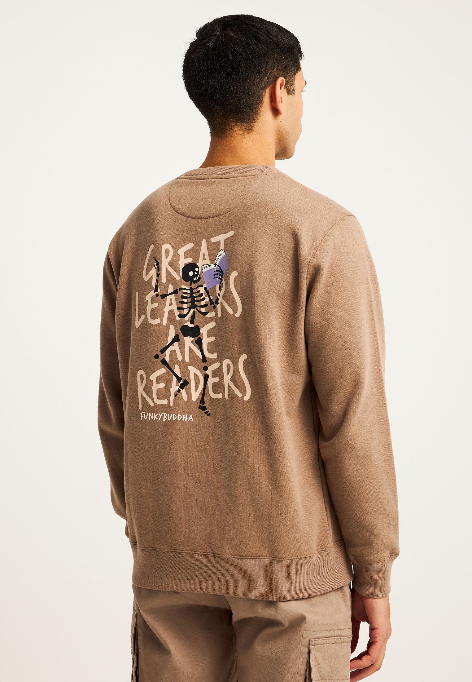 Men's Hoodies & Sweatshirts Funky Buddha Brown