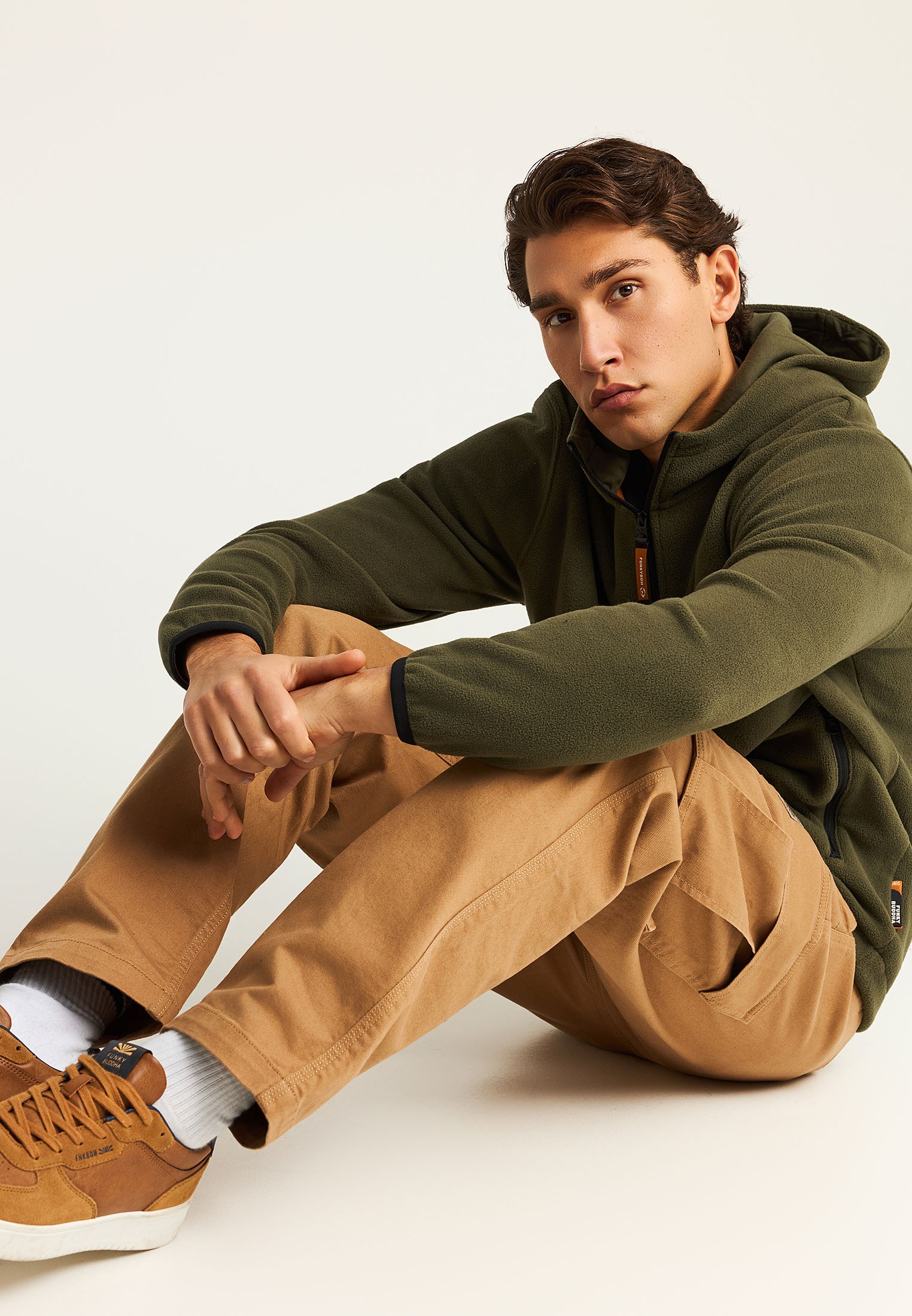 Ανδρικό comfort fit cargo παντελόνι φωτογραφία