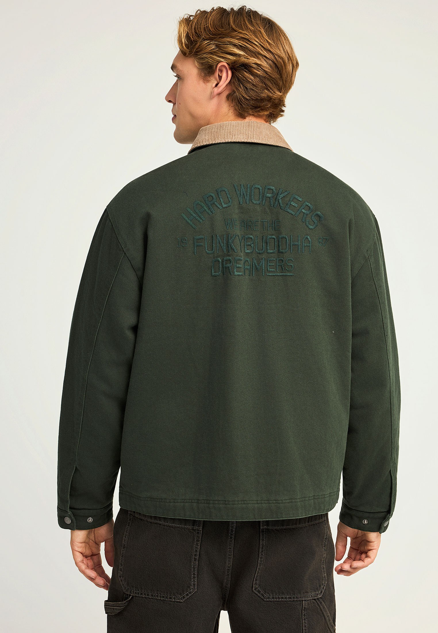 Men's Jackets Funky Buddha Green