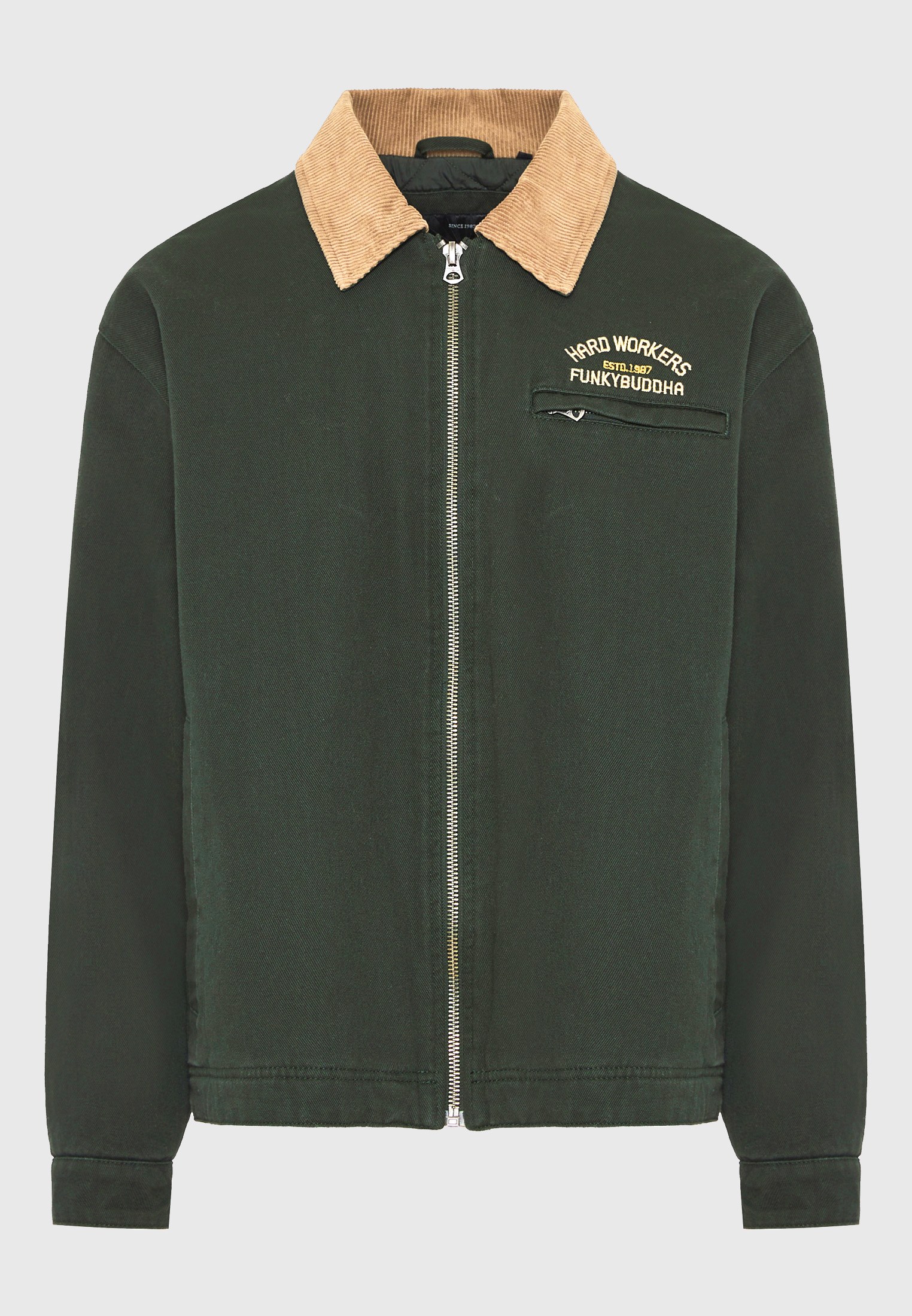 Men's Jackets Funky Buddha Green