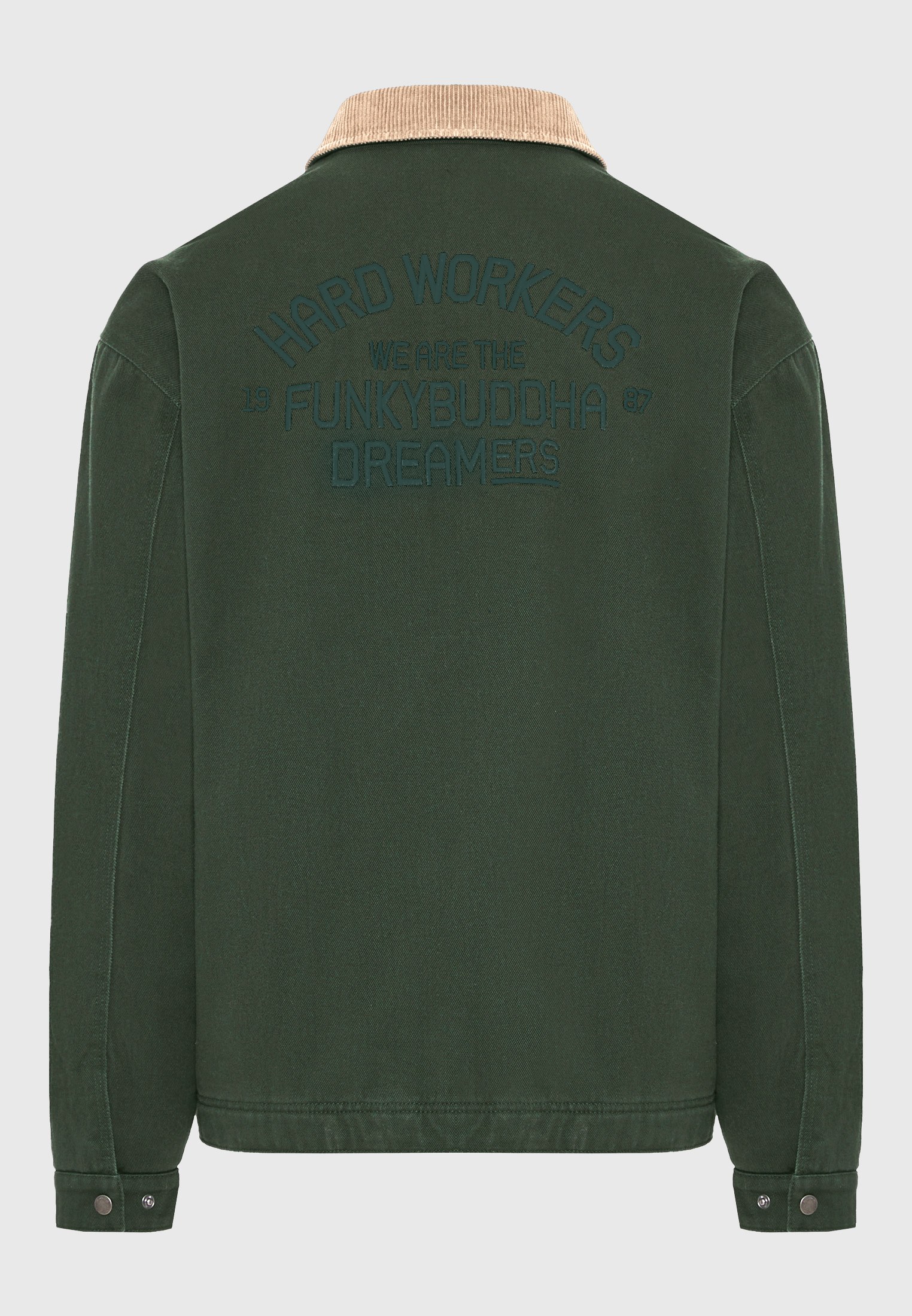 Men's Jackets Funky Buddha Green