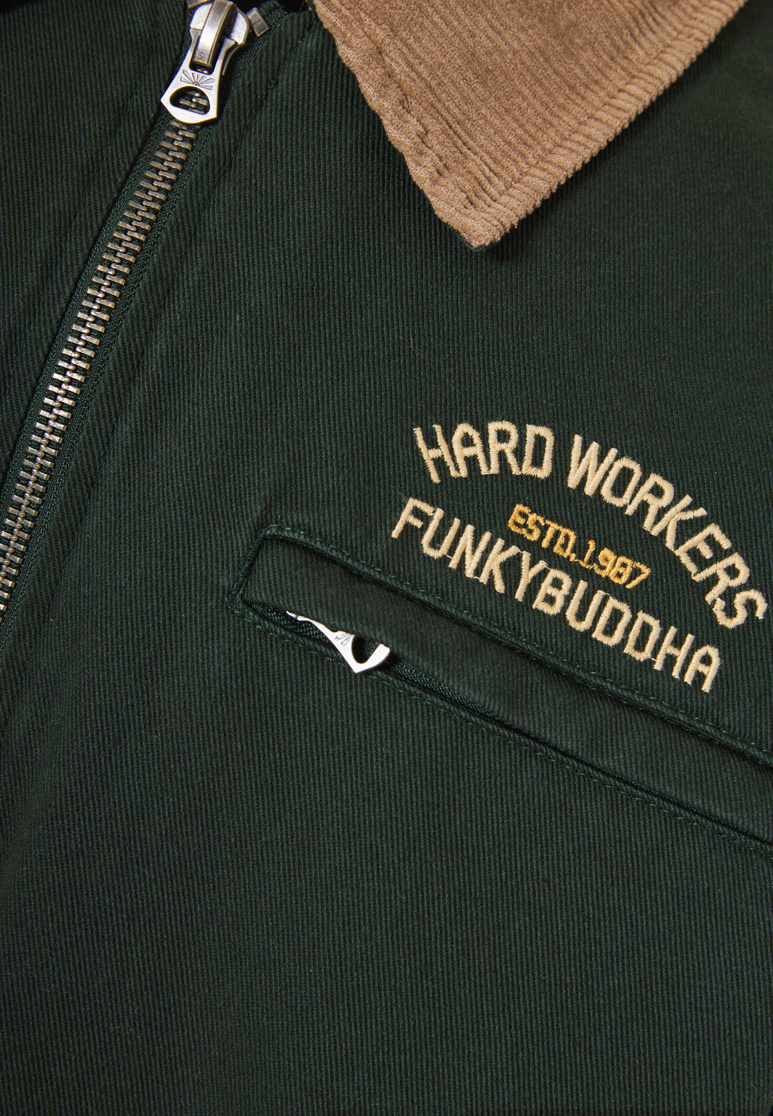 Men's Jackets Funky Buddha Green