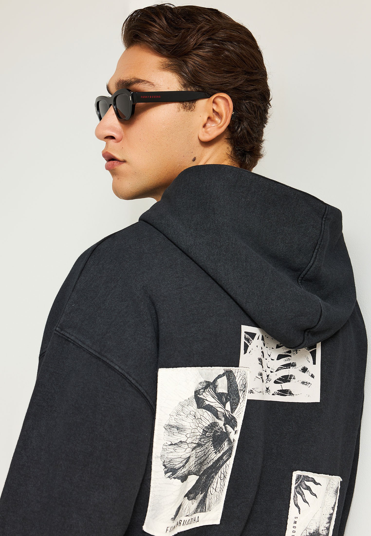 Men's Hoodies & Sweatshirts Funky Buddha Black