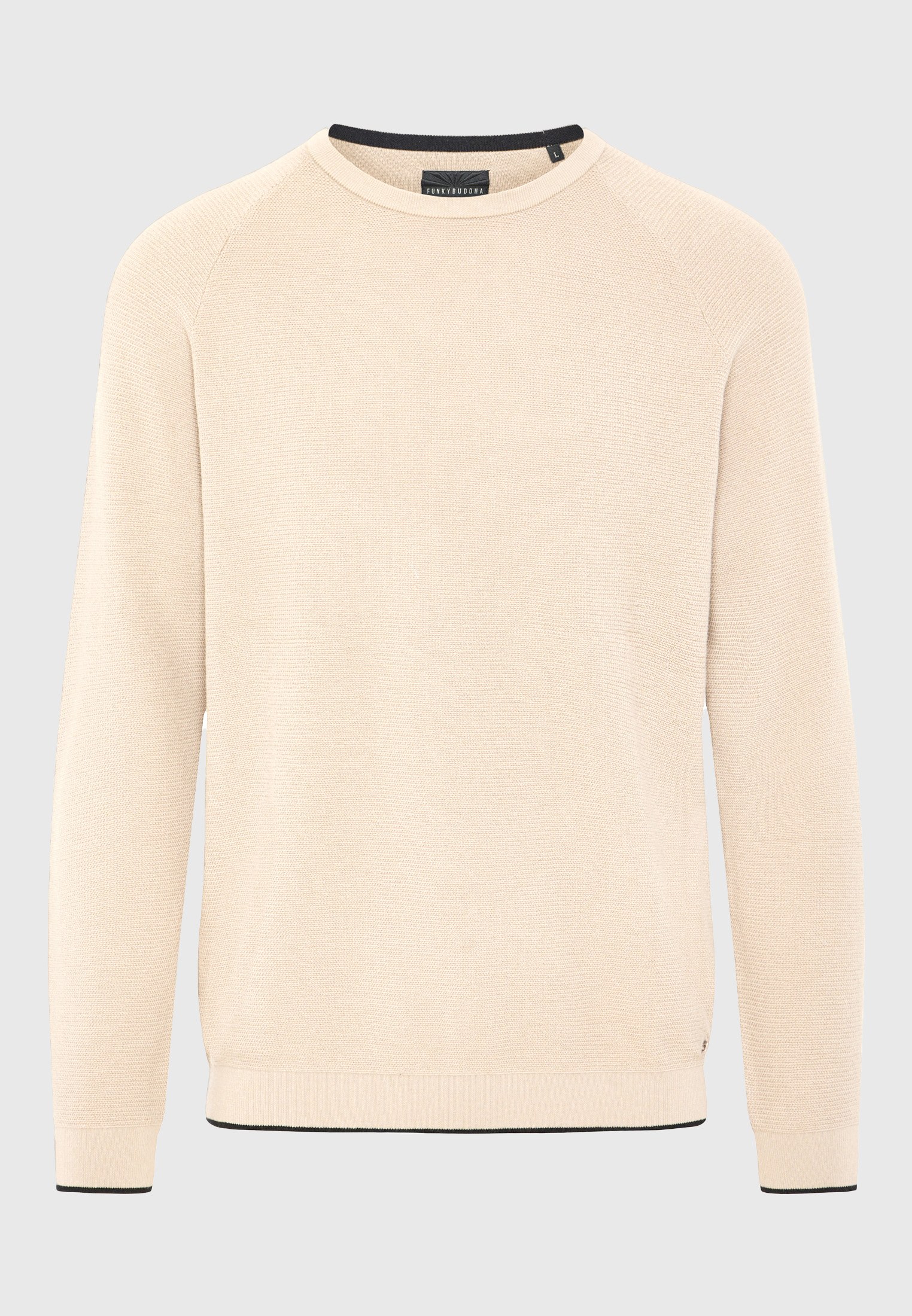 Men's Knitwear Funky Buddha White