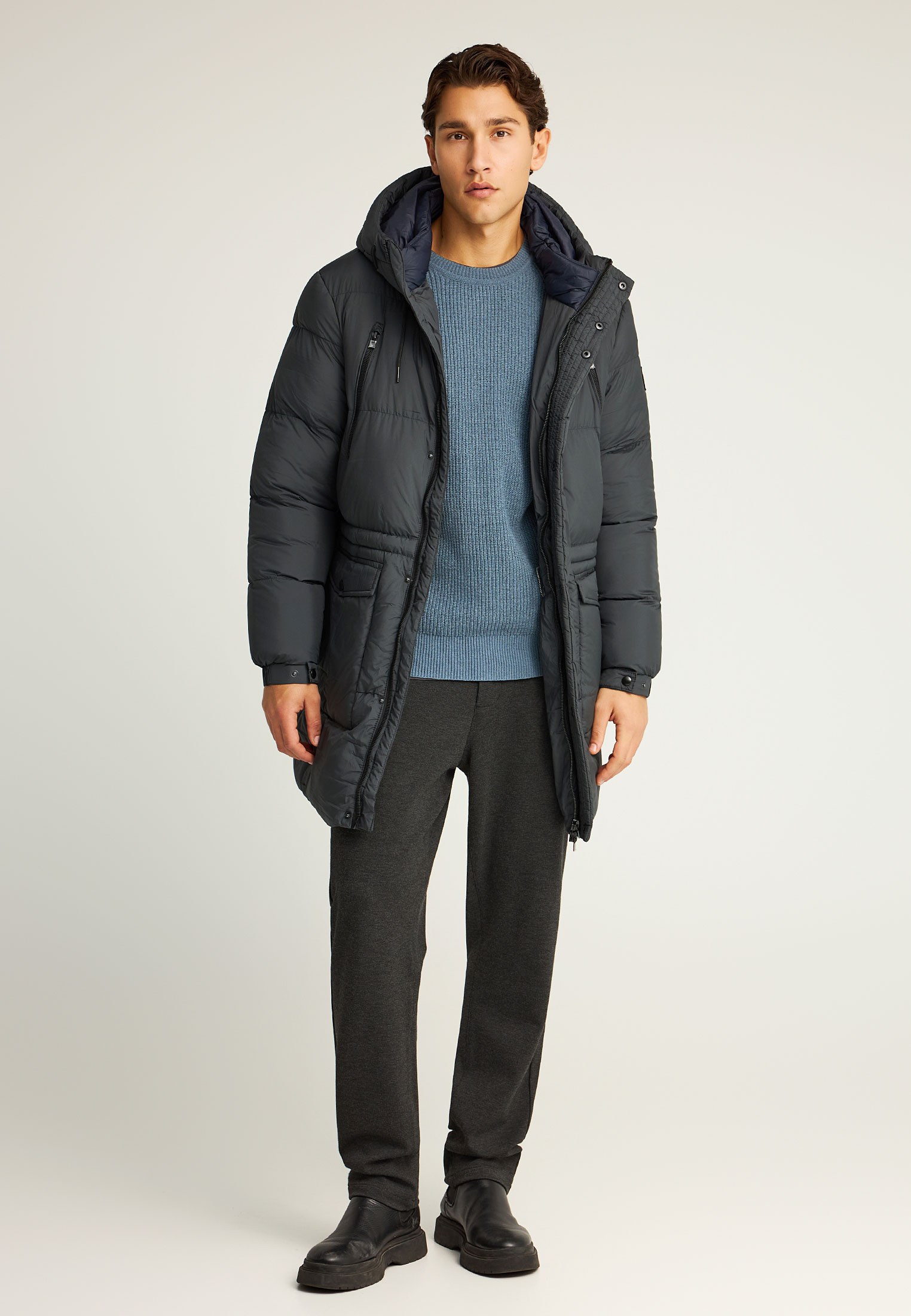 Men's Jackets Funky Buddha Gray