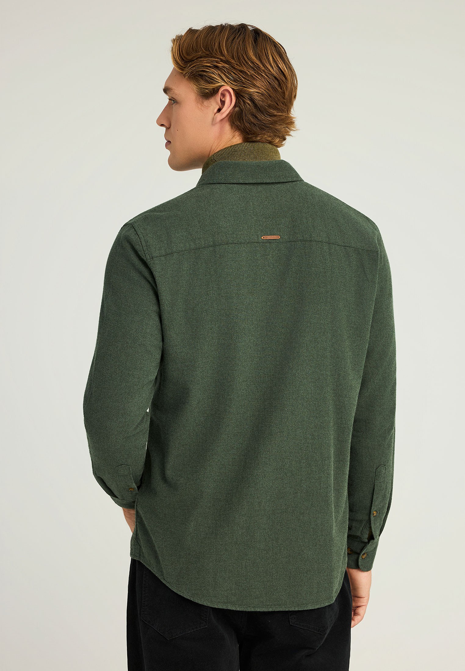 Men's Shirts Funky Buddha Green