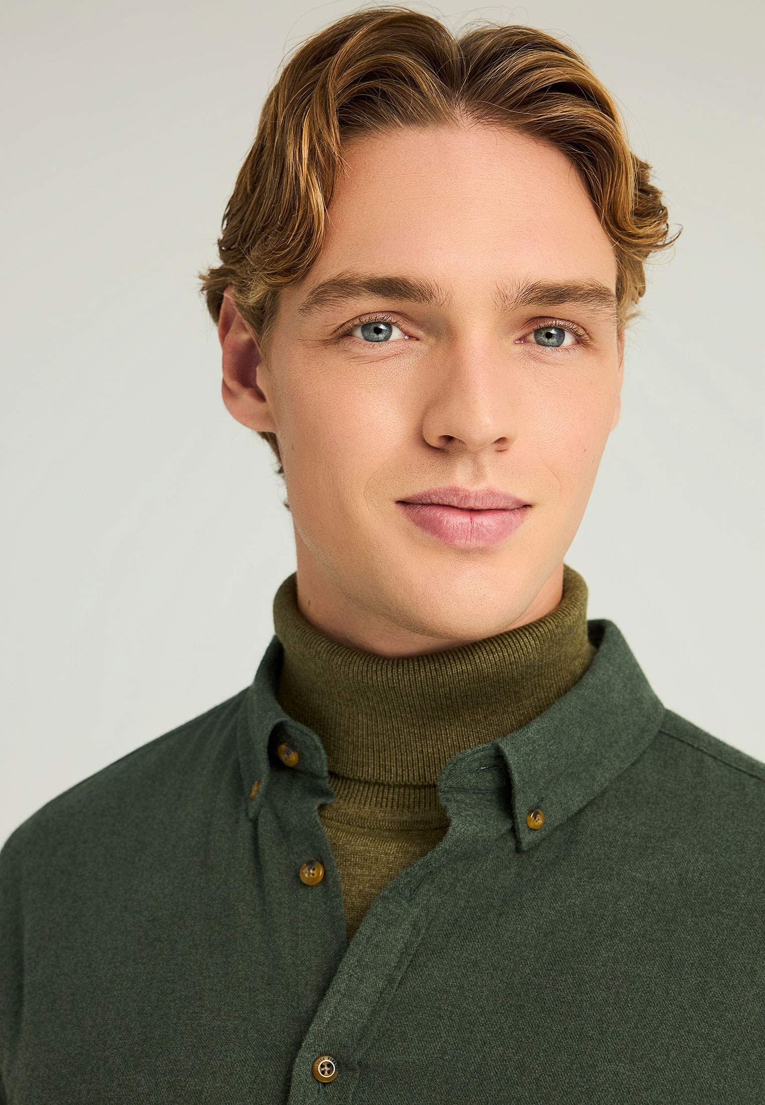 Men's Shirts Funky Buddha Green