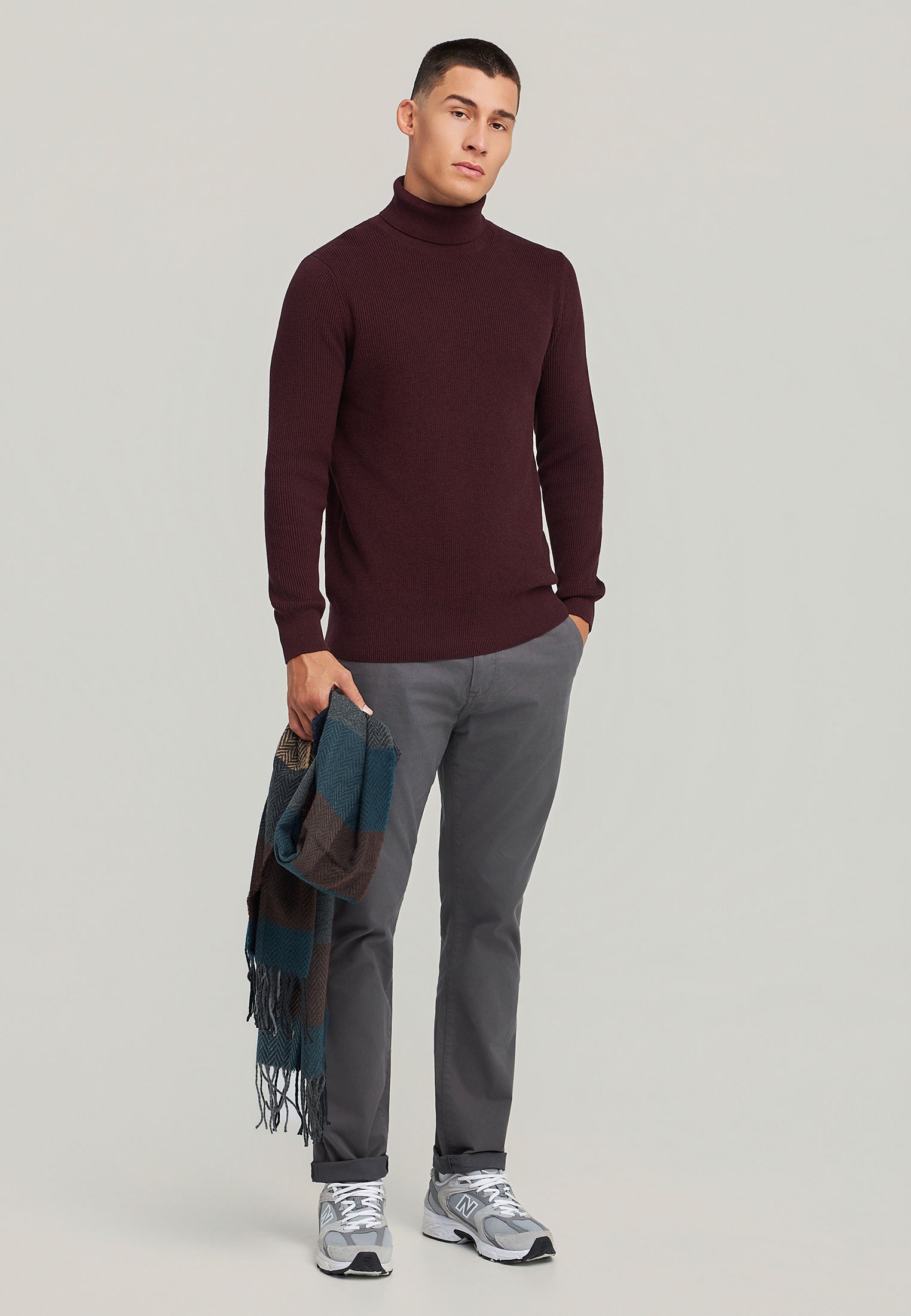 Men's Knitwear Funky Buddha Bordeaux