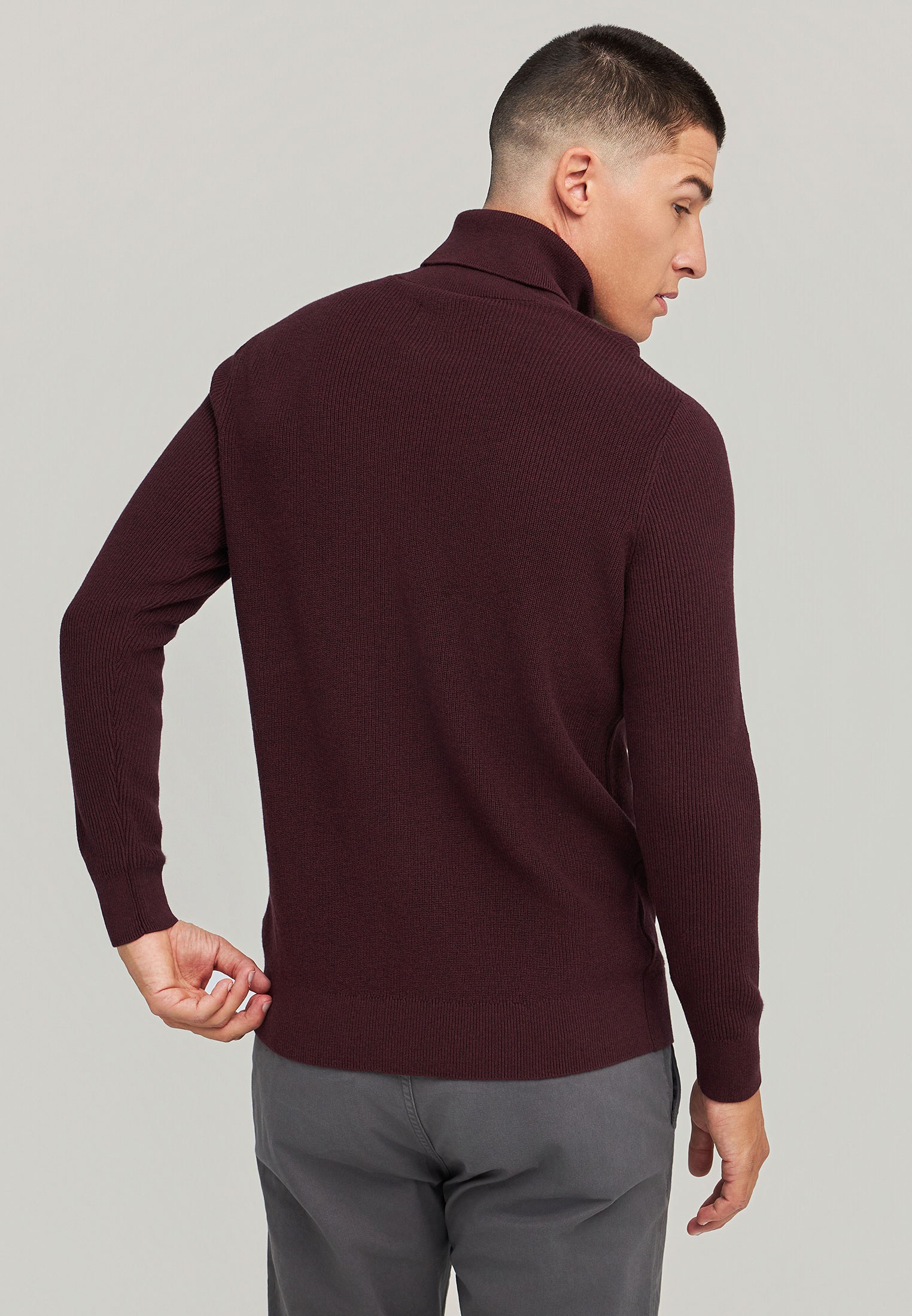 Men's Knitwear Funky Buddha Bordeaux