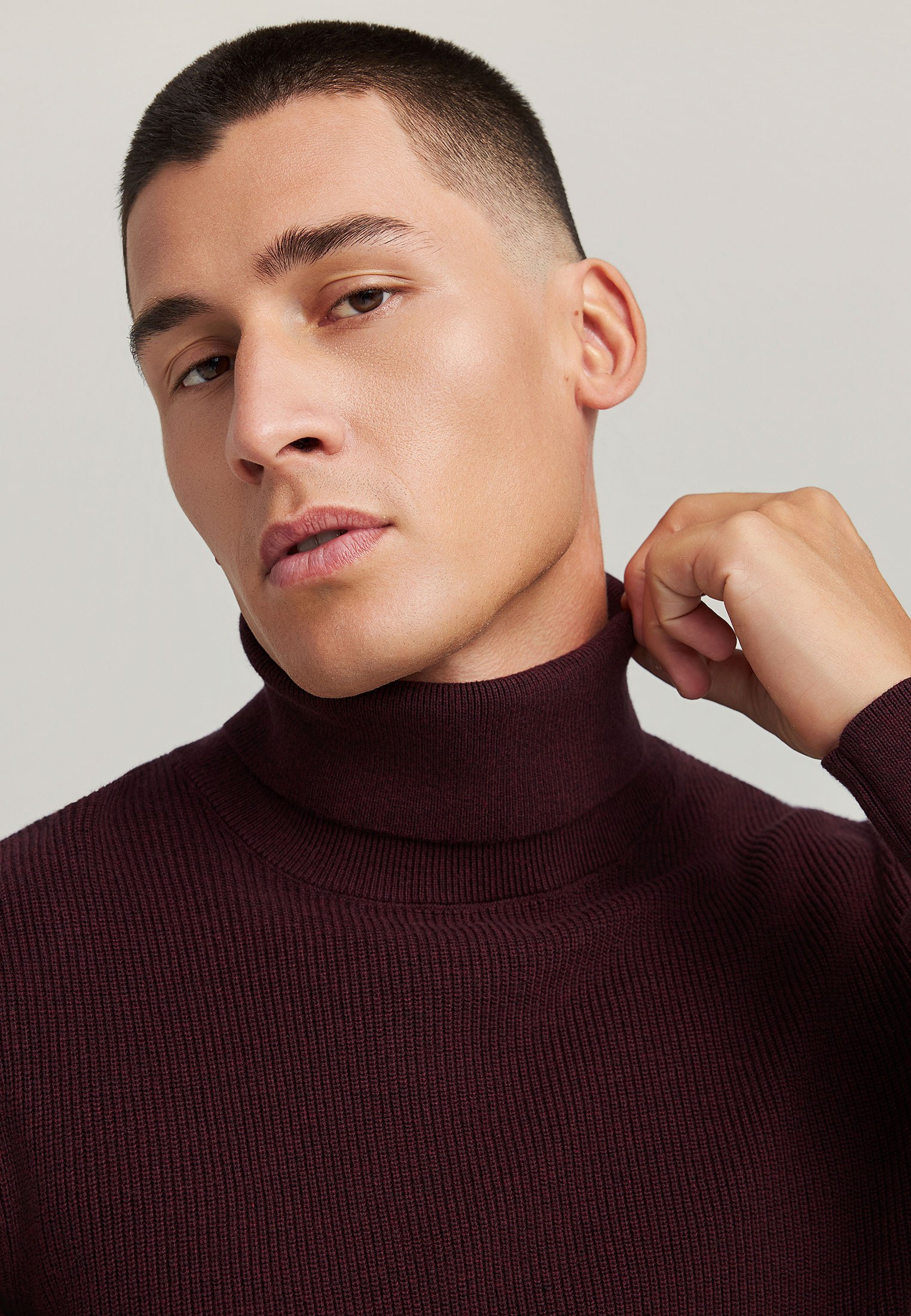 Men's Knitwear Funky Buddha Bordeaux