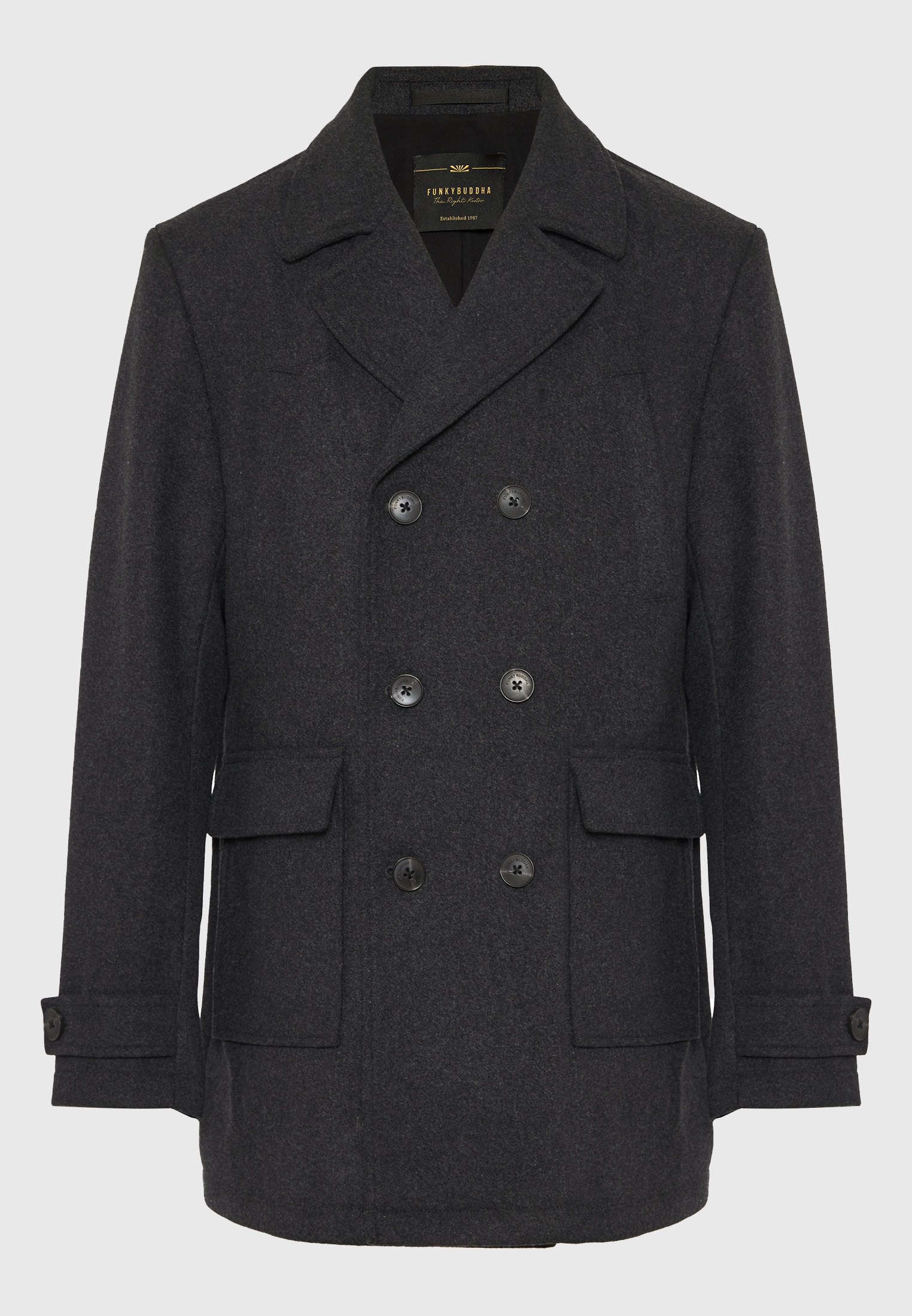 Men's Jackets Funky Buddha Gray