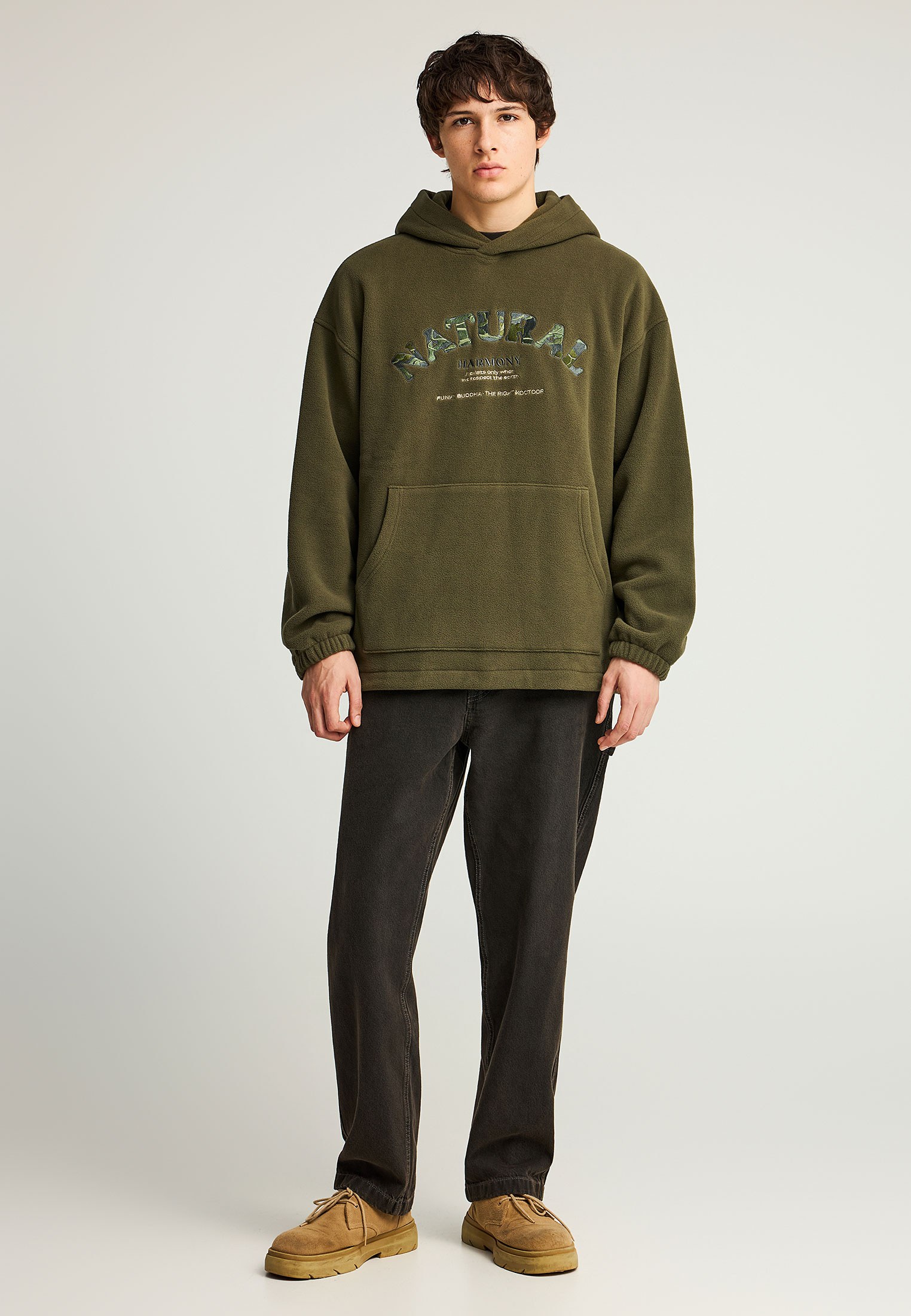 Men's Hoodies & Sweatshirts Funky Buddha Olive