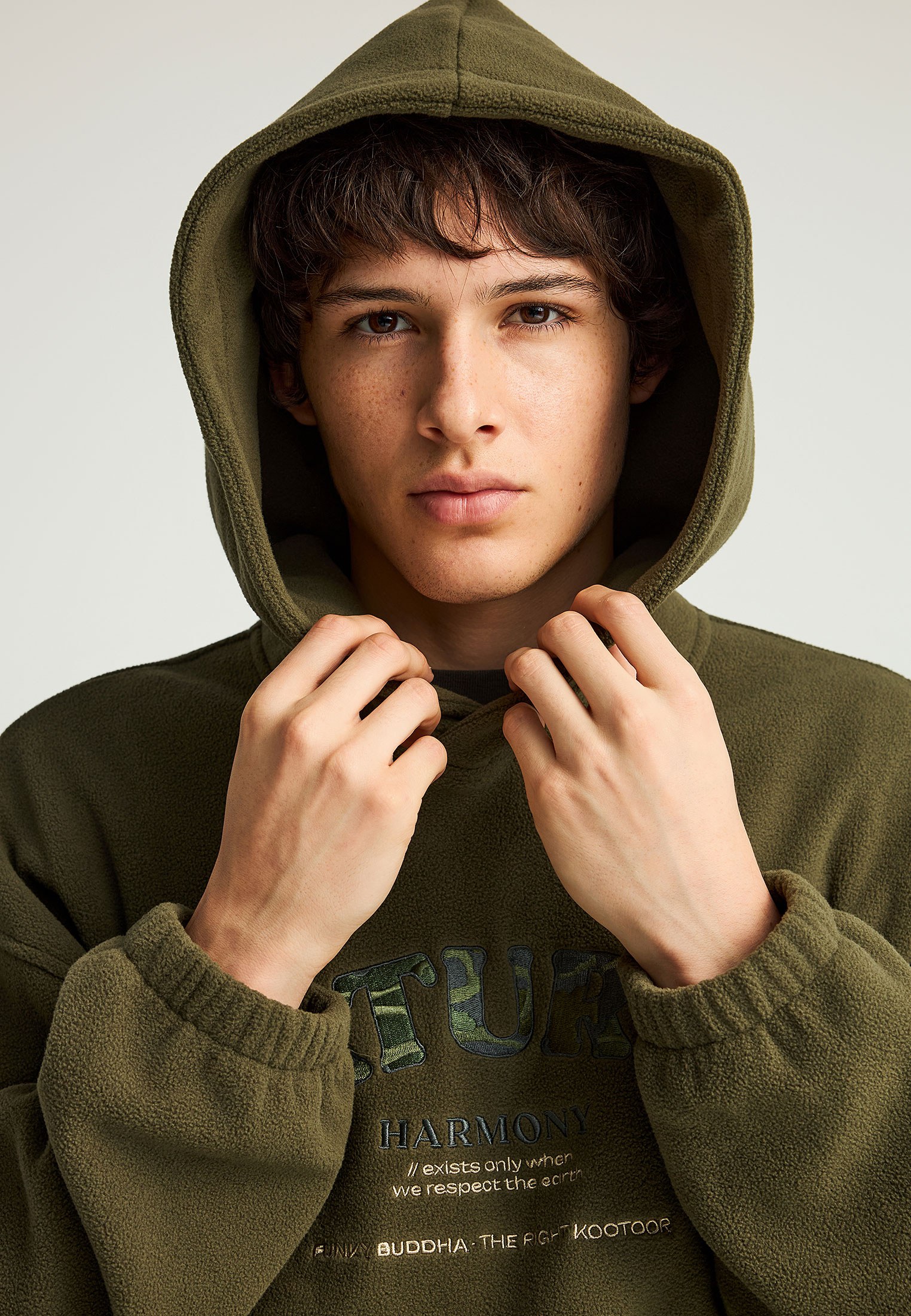 Men's Hoodies & Sweatshirts Funky Buddha Olive