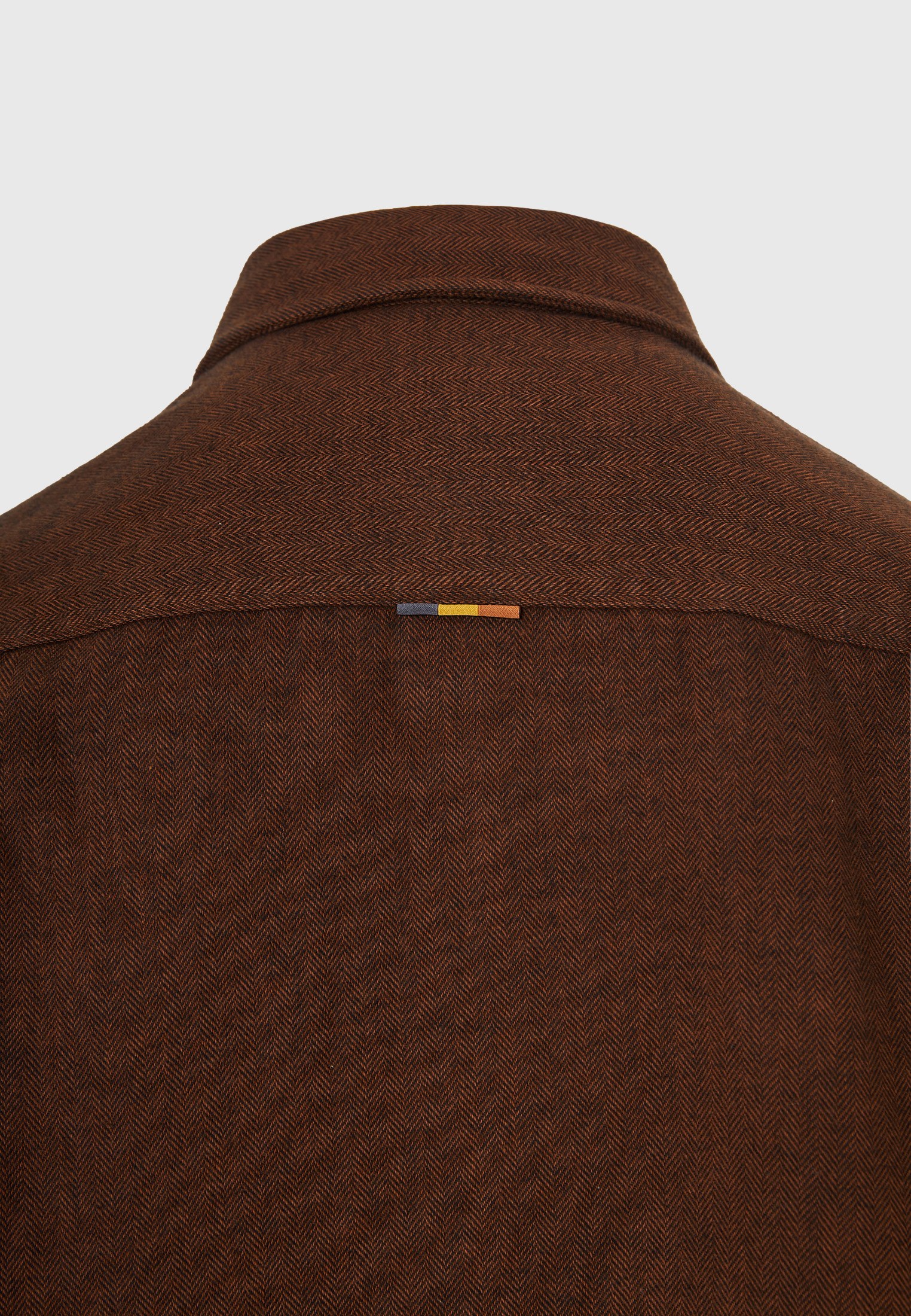Overshirt πουκάμισο με herringbone pattern φωτογραφία