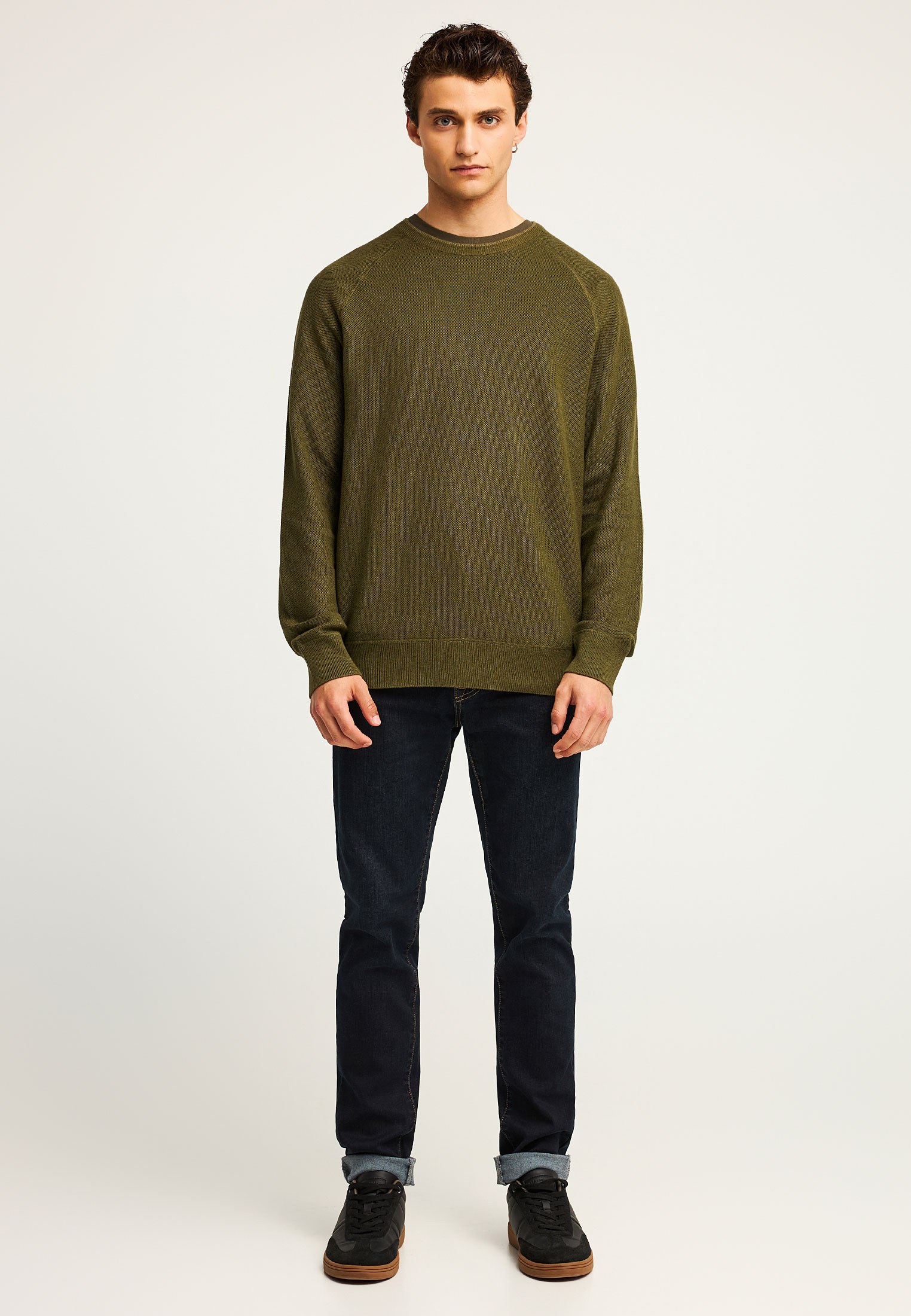 Men's Knitwear Funky Buddha Olive