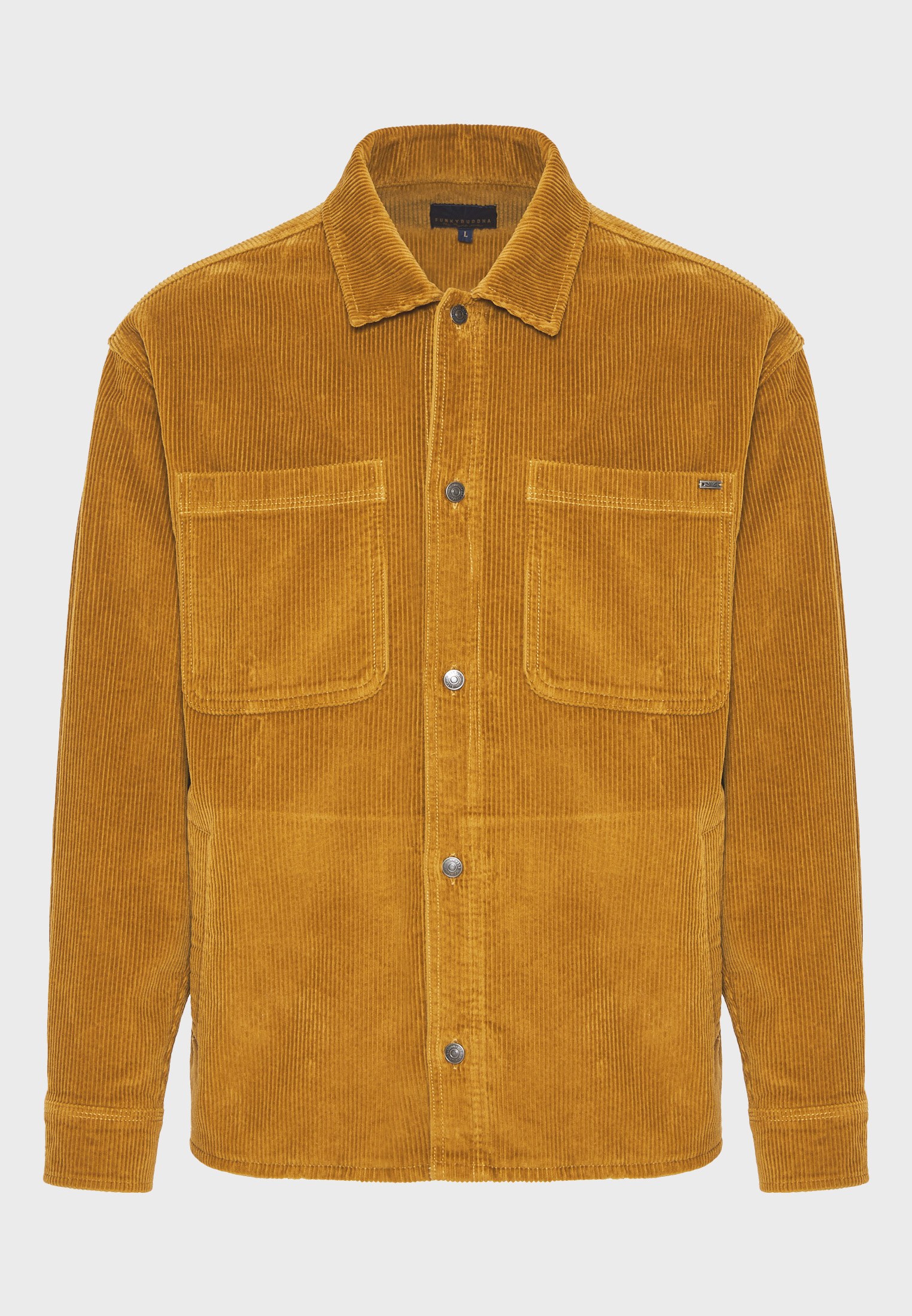 Men's Shirts Funky Buddha Yellow