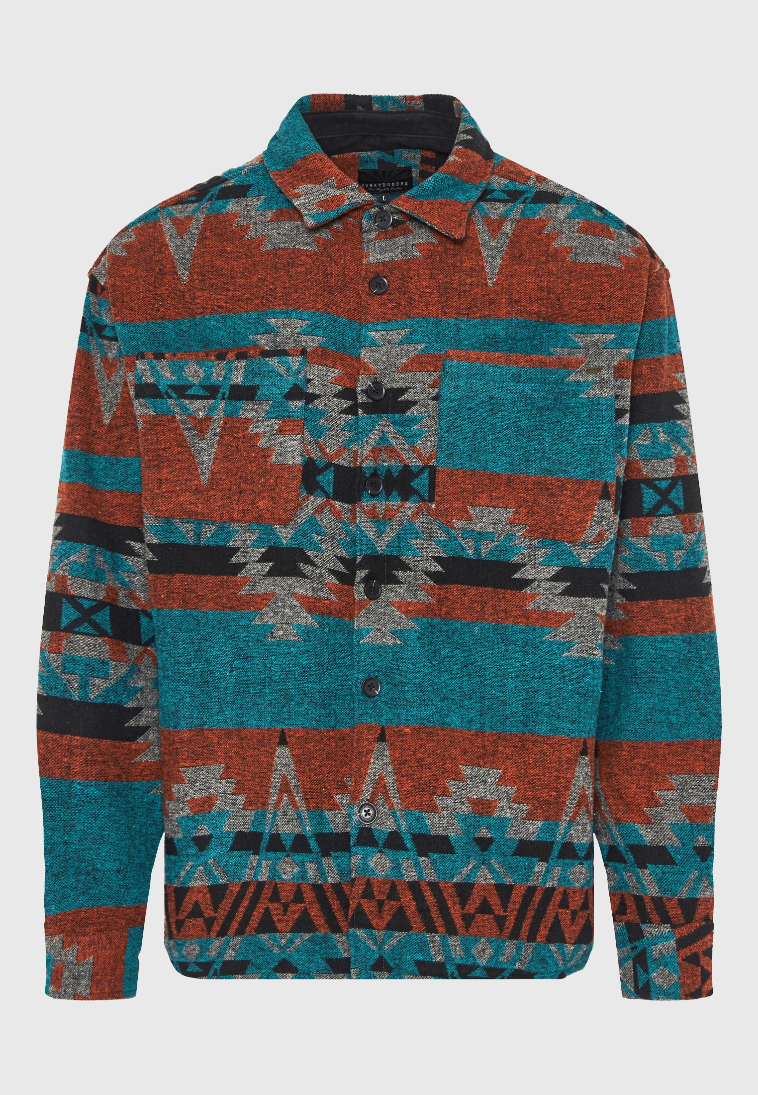 Men's Shirts Funky Buddha Blue