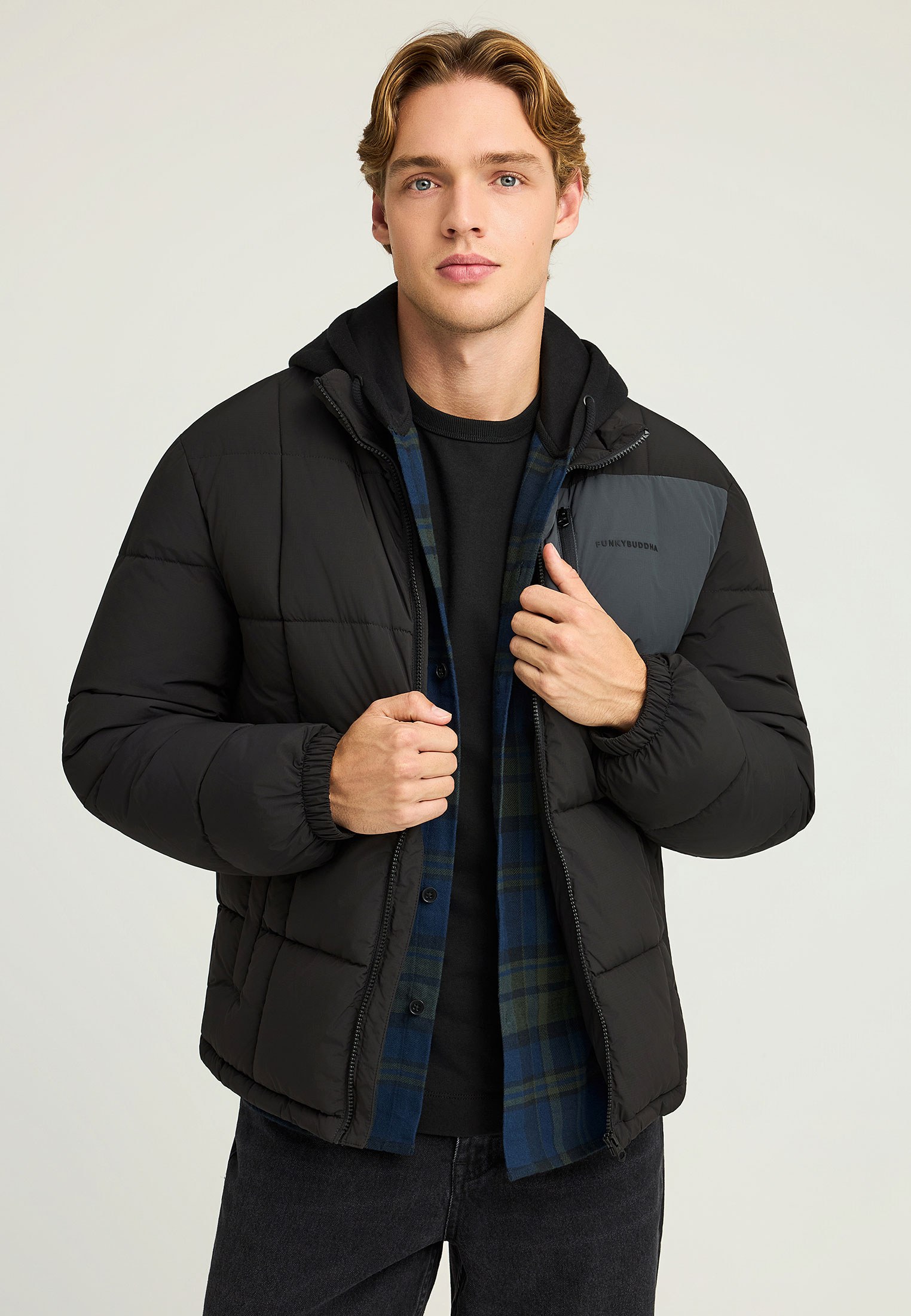 Men's Jackets Funky Buddha Black