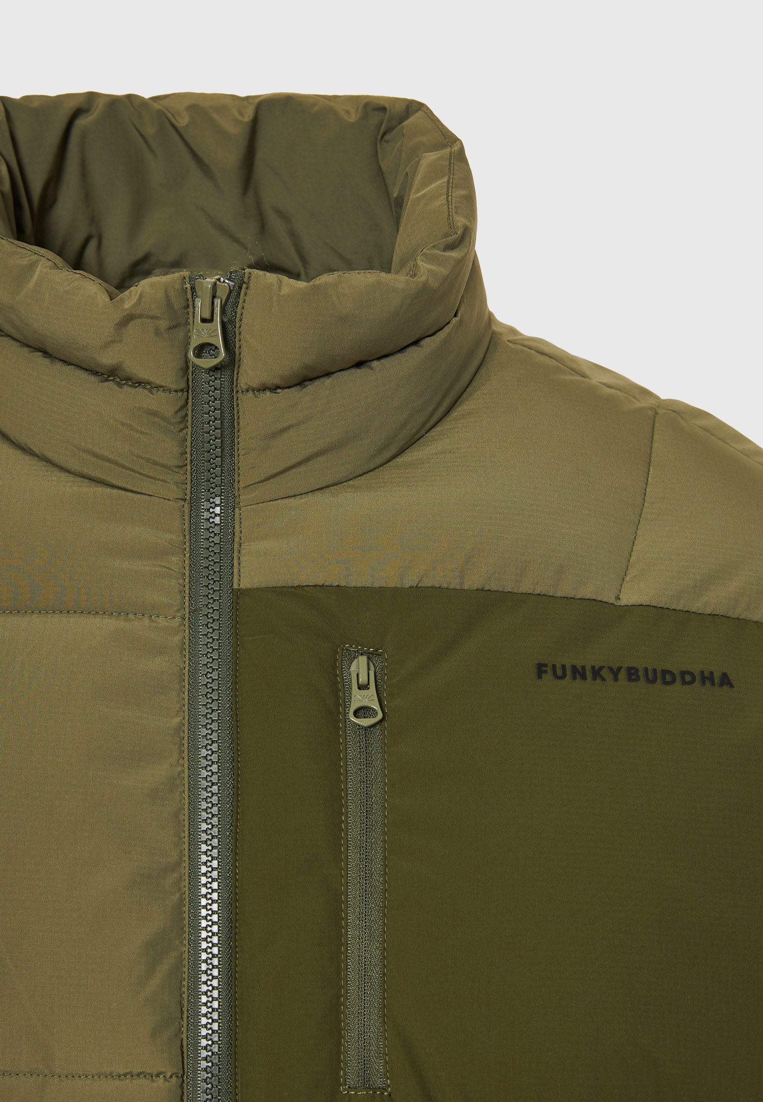 Men's Jackets Funky Buddha Khaki